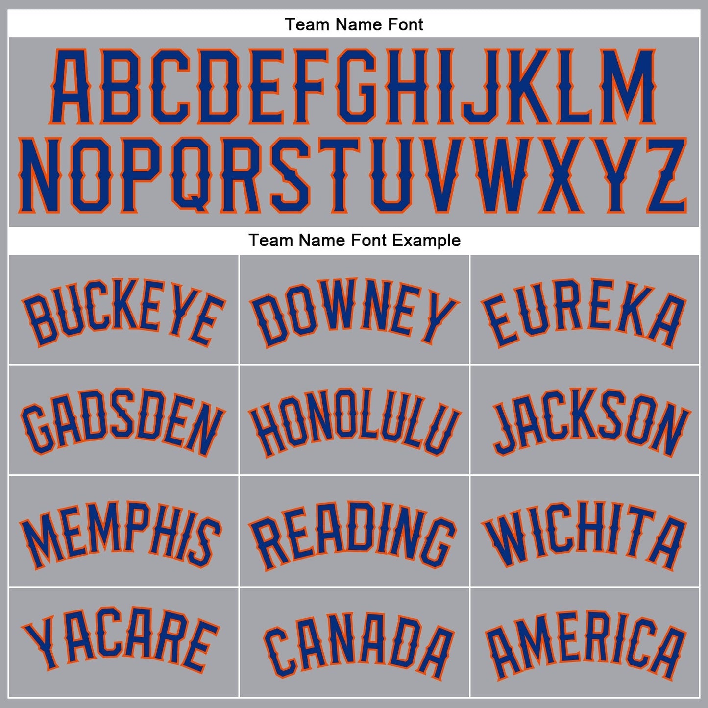 Custom Gray Royal-Orange Authentic Sleeveless Baseball Jersey baseball jersey product view 3