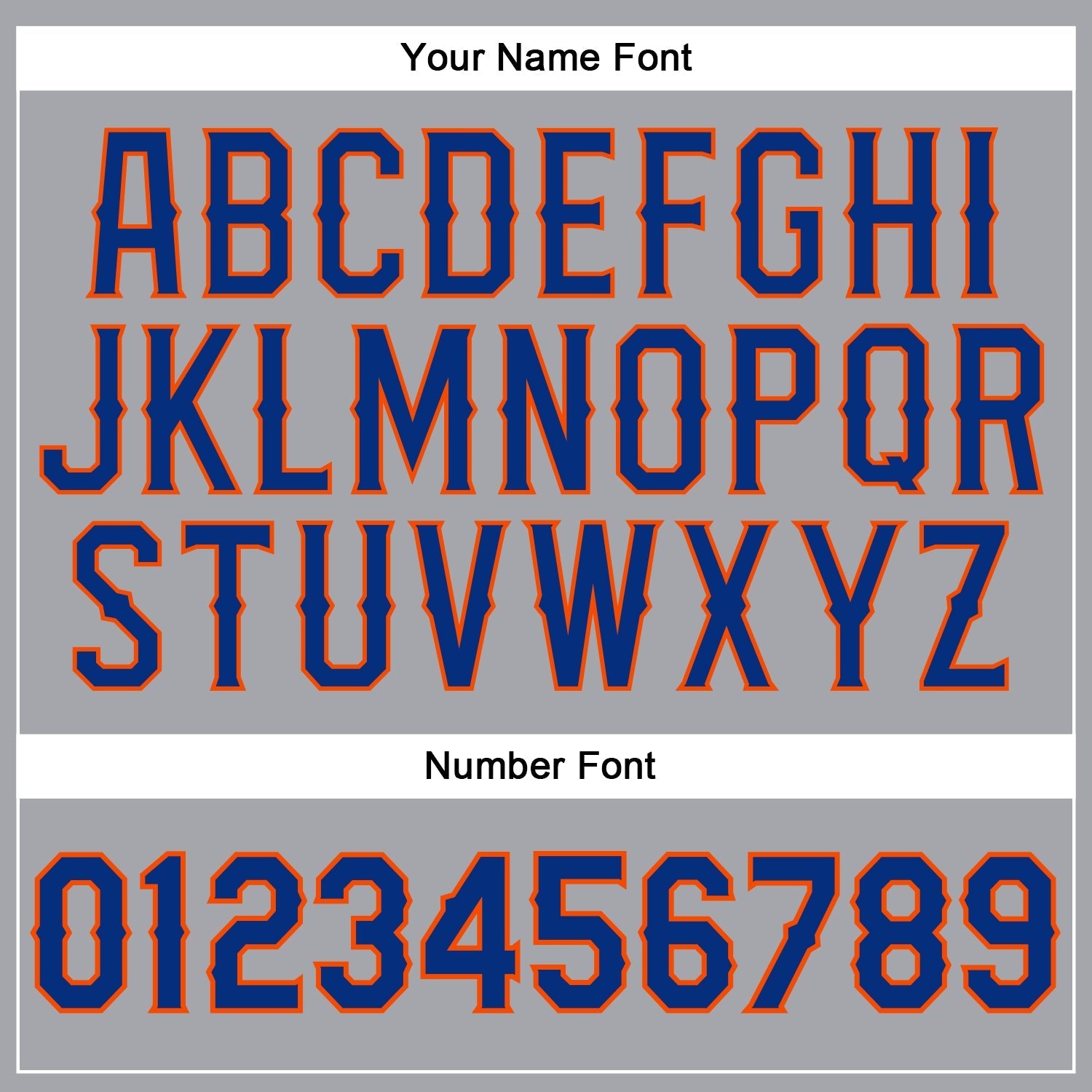 Custom Gray Royal-Orange Authentic Sleeveless Baseball Jersey baseball jersey product view 4