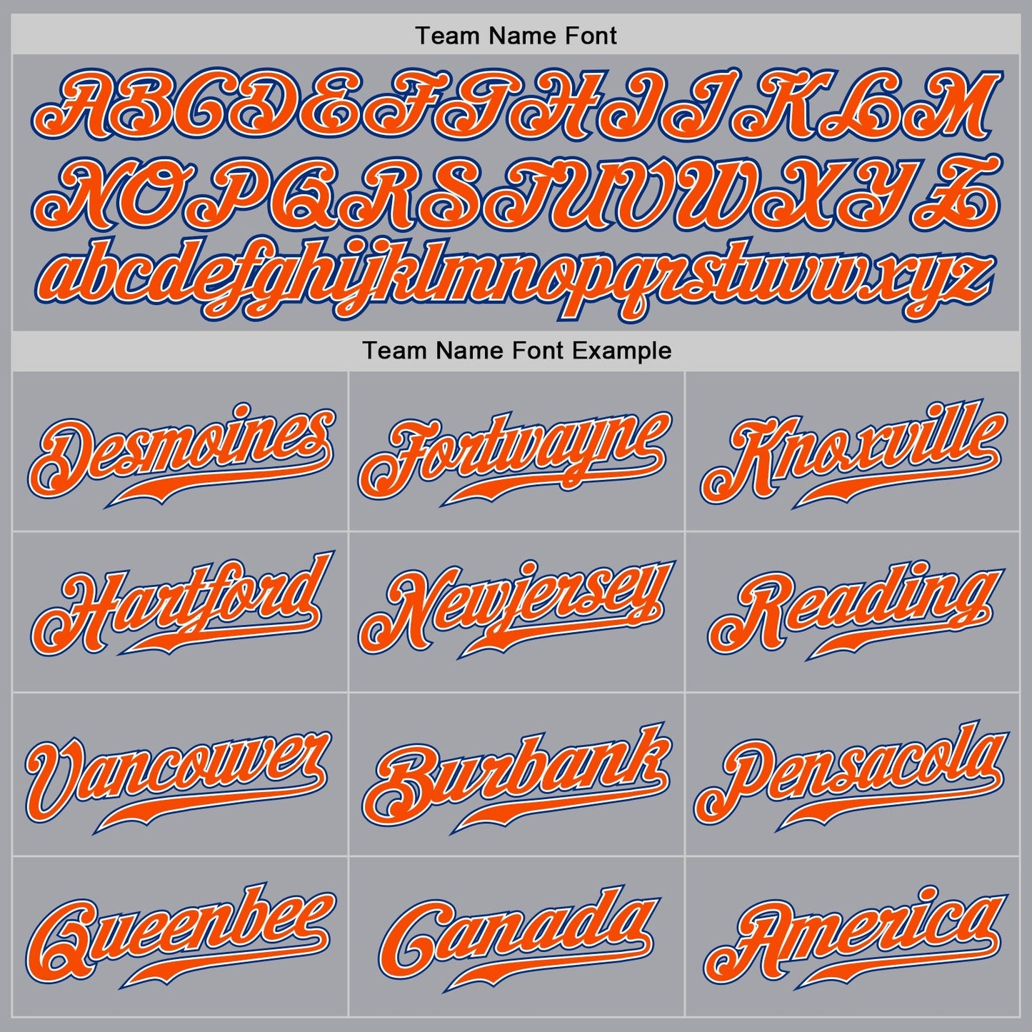 Custom Gray Orange White-Royal Authentic Baseball Jersey baseball jersey product view 4