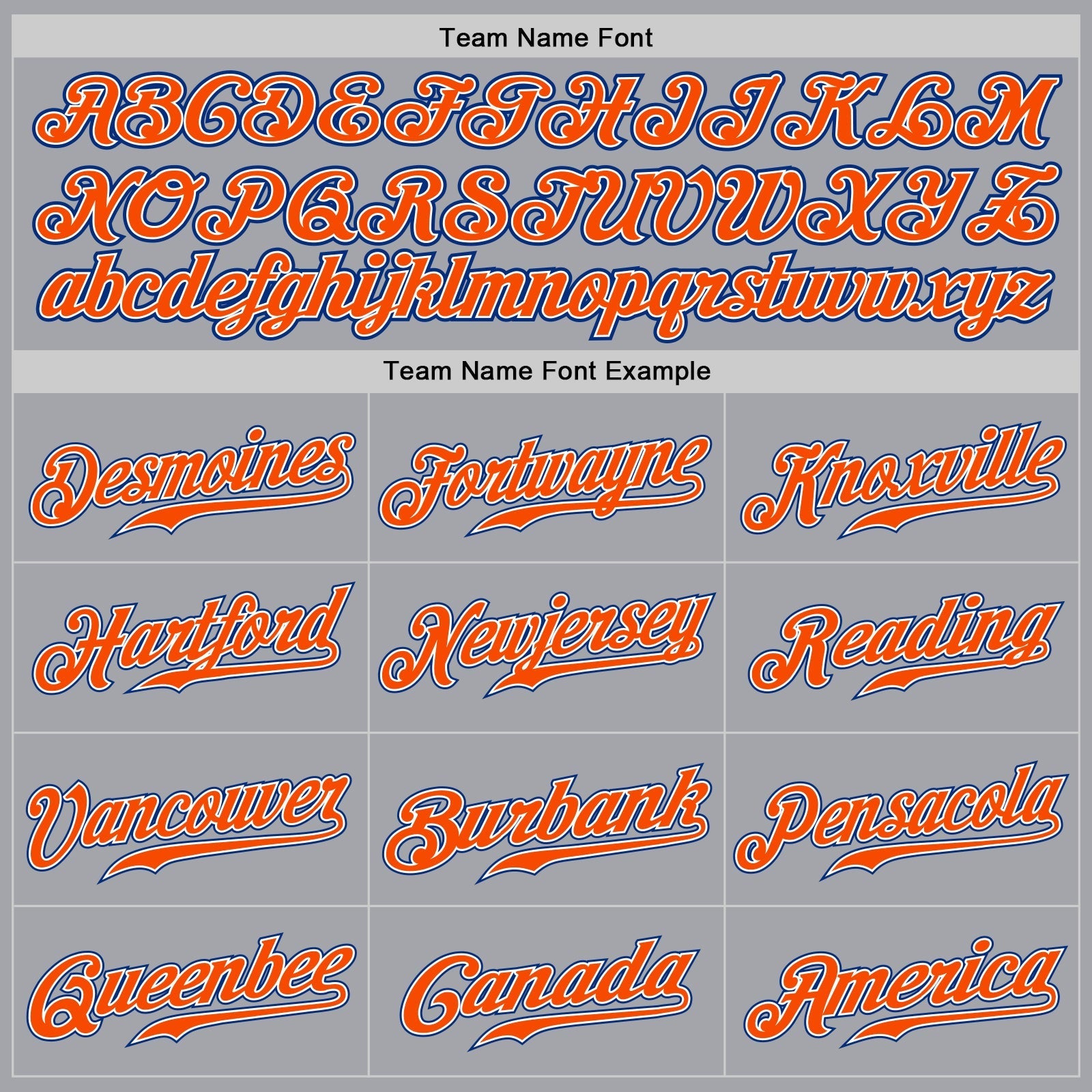 Custom Gray Orange White-Royal Authentic Baseball Jersey baseball jersey product view 4