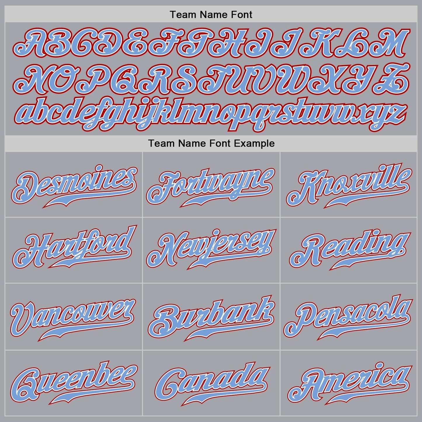 Custom Gray Red White-Light Blue Authentic Baseball Jersey baseball jersey product view 4