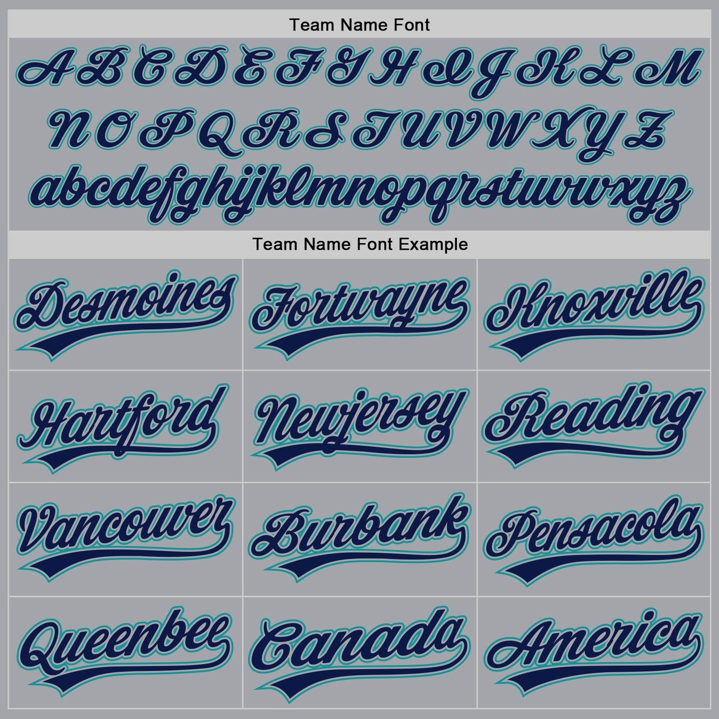 Custom Gray Navy-Teal Authentic Baseball Jersey baseball jersey product view 4