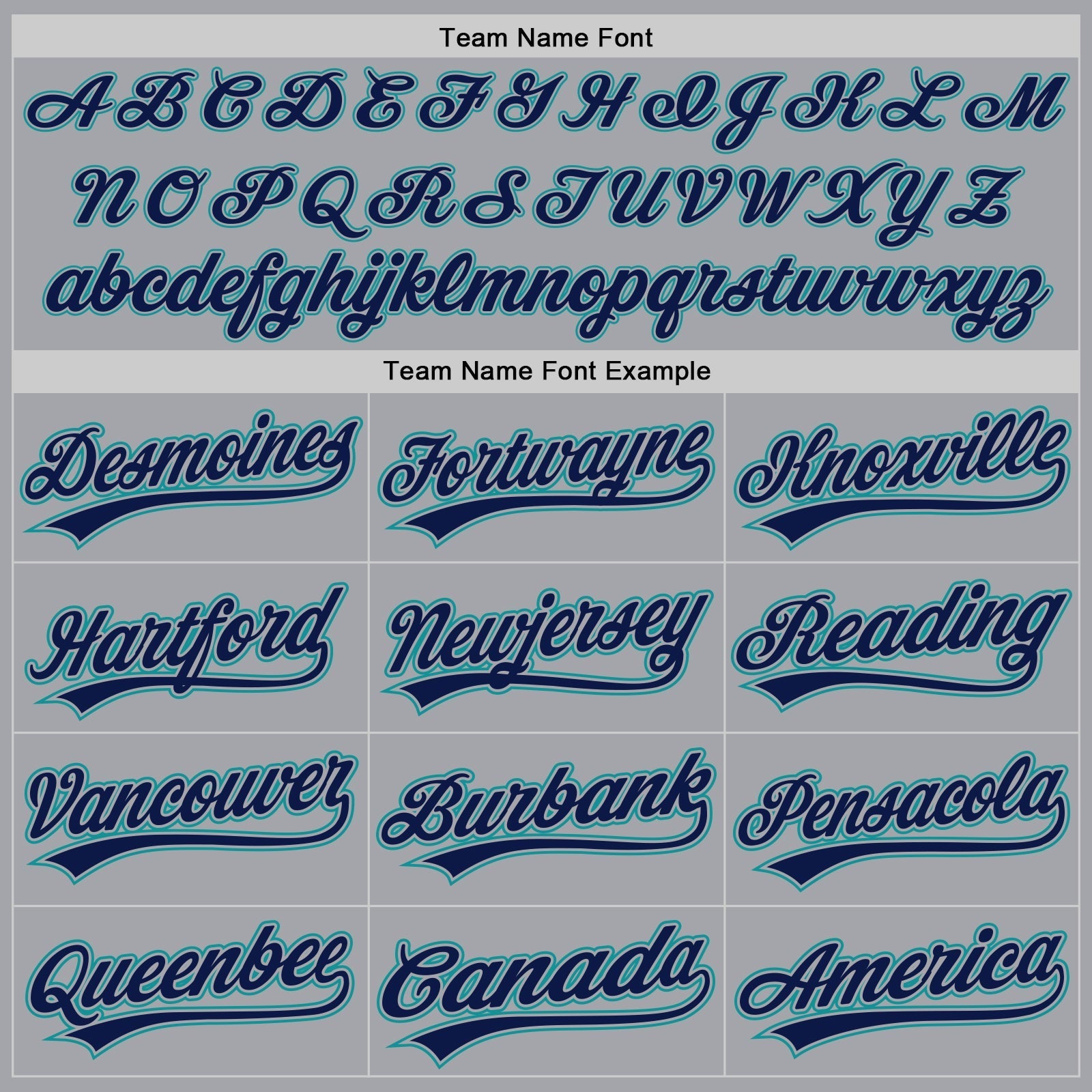 Custom Gray Navy-Teal Authentic Baseball Jersey baseball jersey product view 4