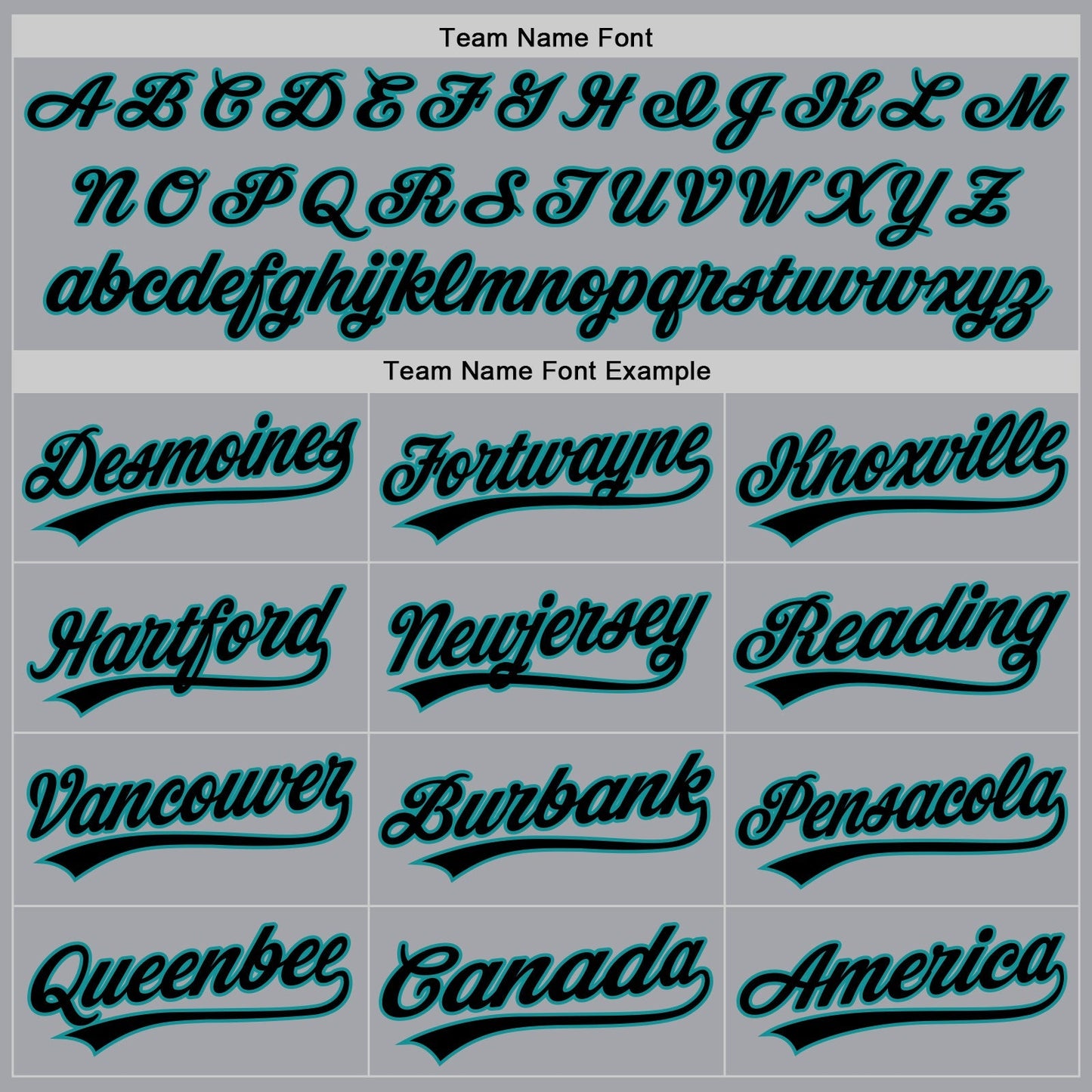 Custom Gray Black-Teal Authentic Baseball Jersey baseball jersey product view 4