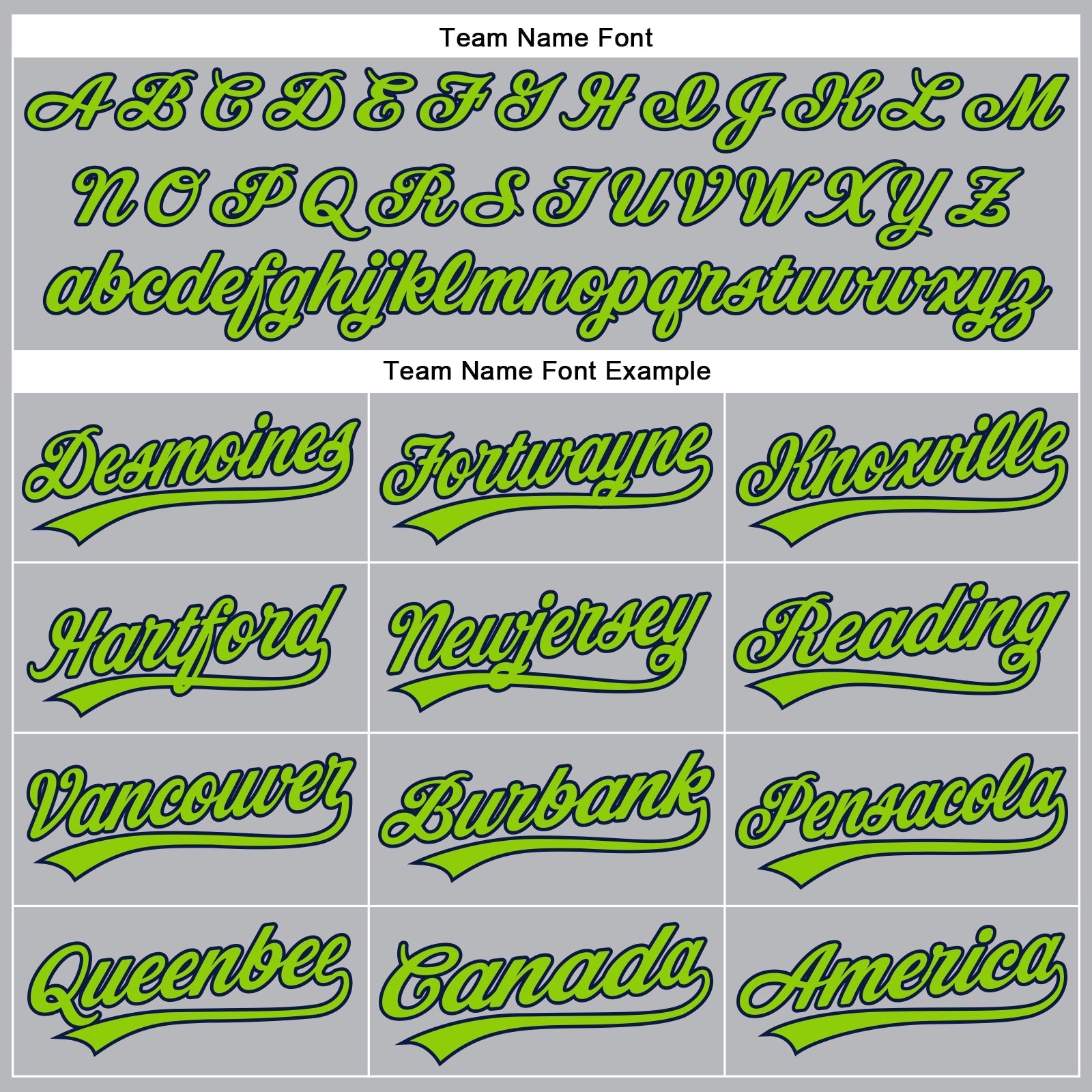 Custom Gray Navy Pinstripe Neon Green Authentic Baseball Jersey baseball jersey product view 5