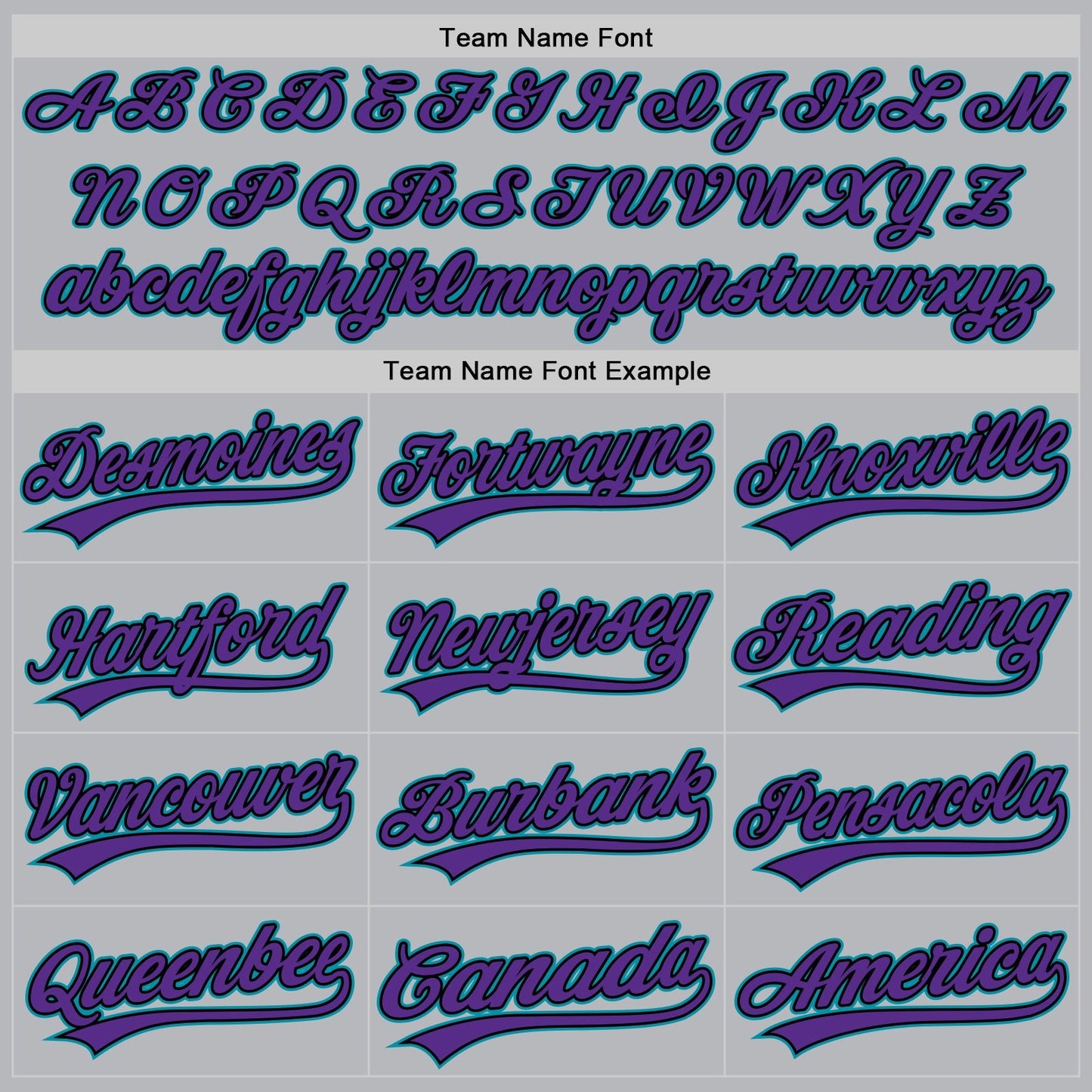 Custom Gray Purple Black-Teal Authentic Throwback Baseball Jersey baseball jersey product view 4