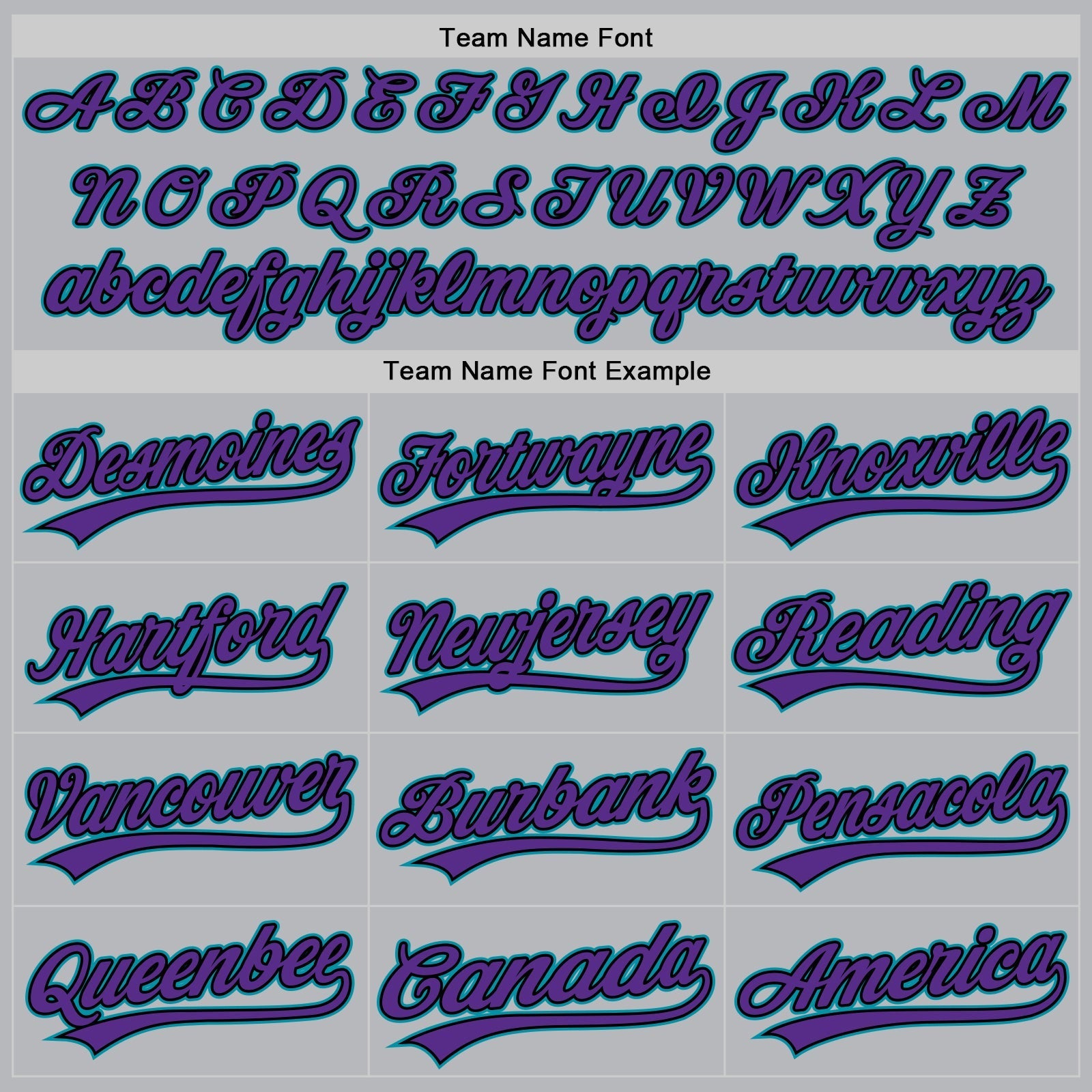 Custom Gray Purple Black-Teal Authentic Throwback Baseball Jersey baseball jersey product view 4