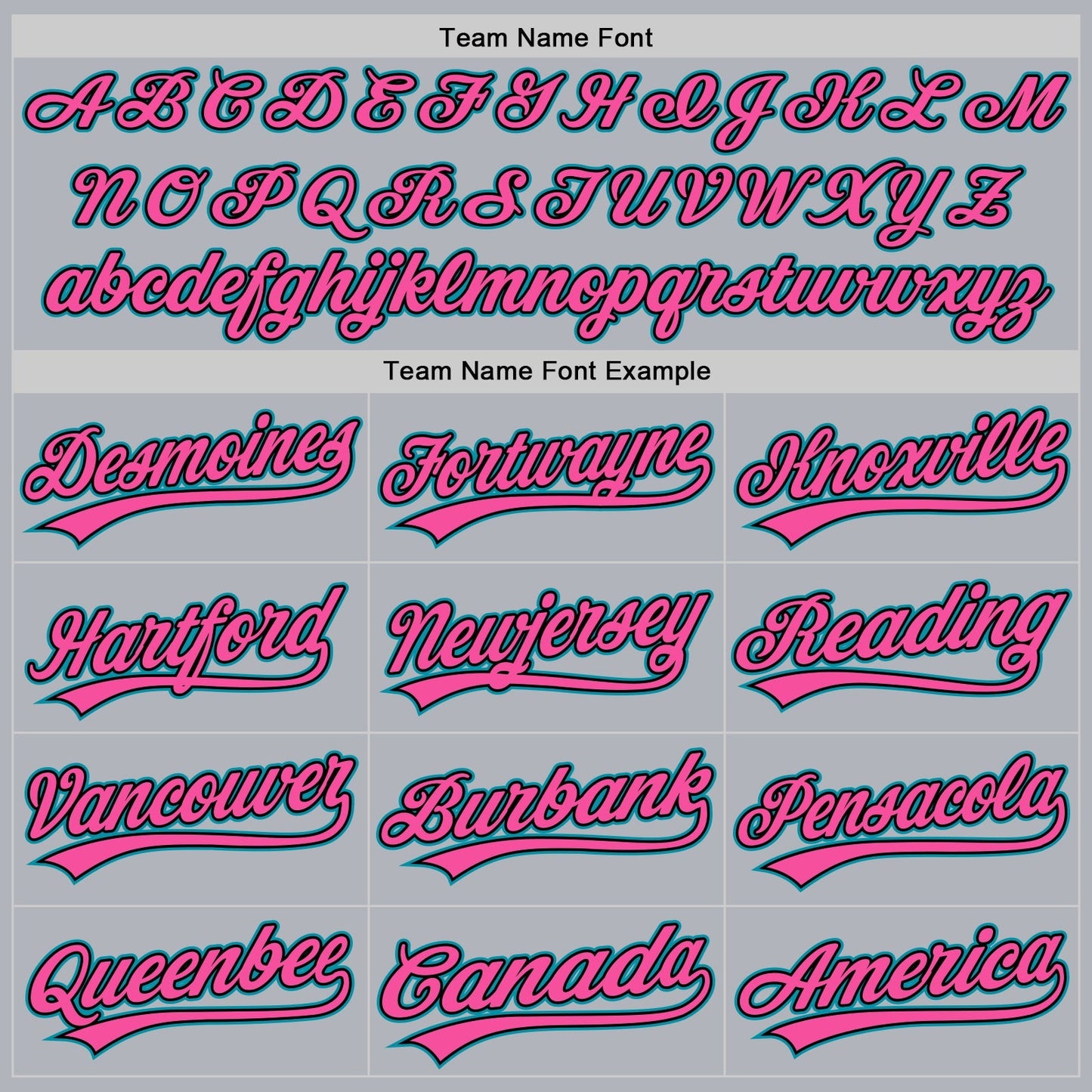 Custom Gray Teal Black-Pink Authentic Throwback Baseball Jersey baseball jersey product view 4