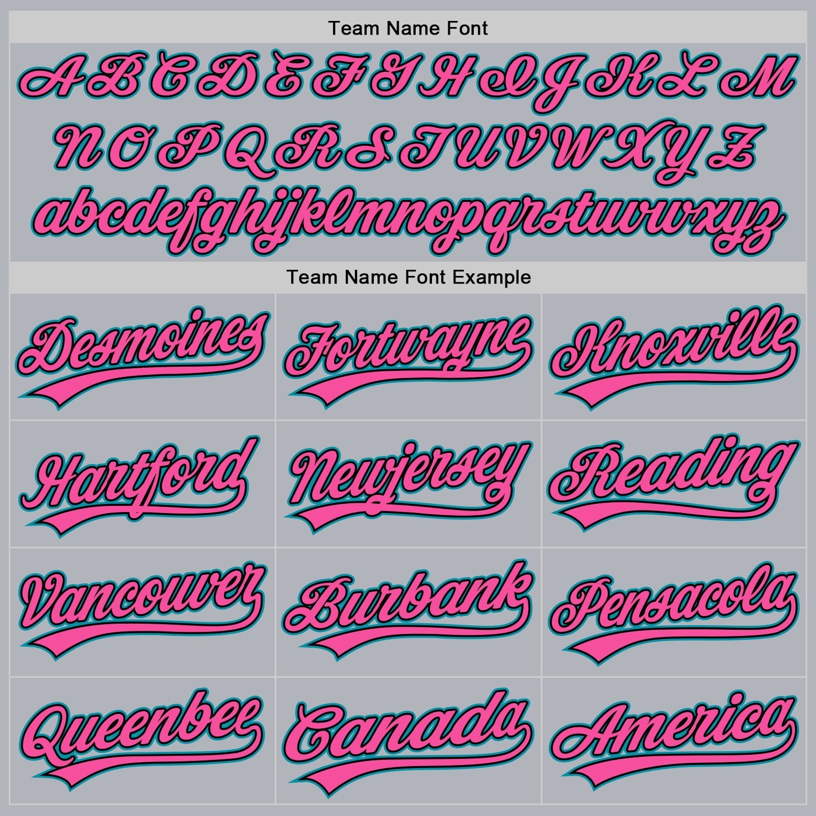 Custom Gray Teal Black-Pink Authentic Throwback Baseball Jersey baseball jersey product view 4