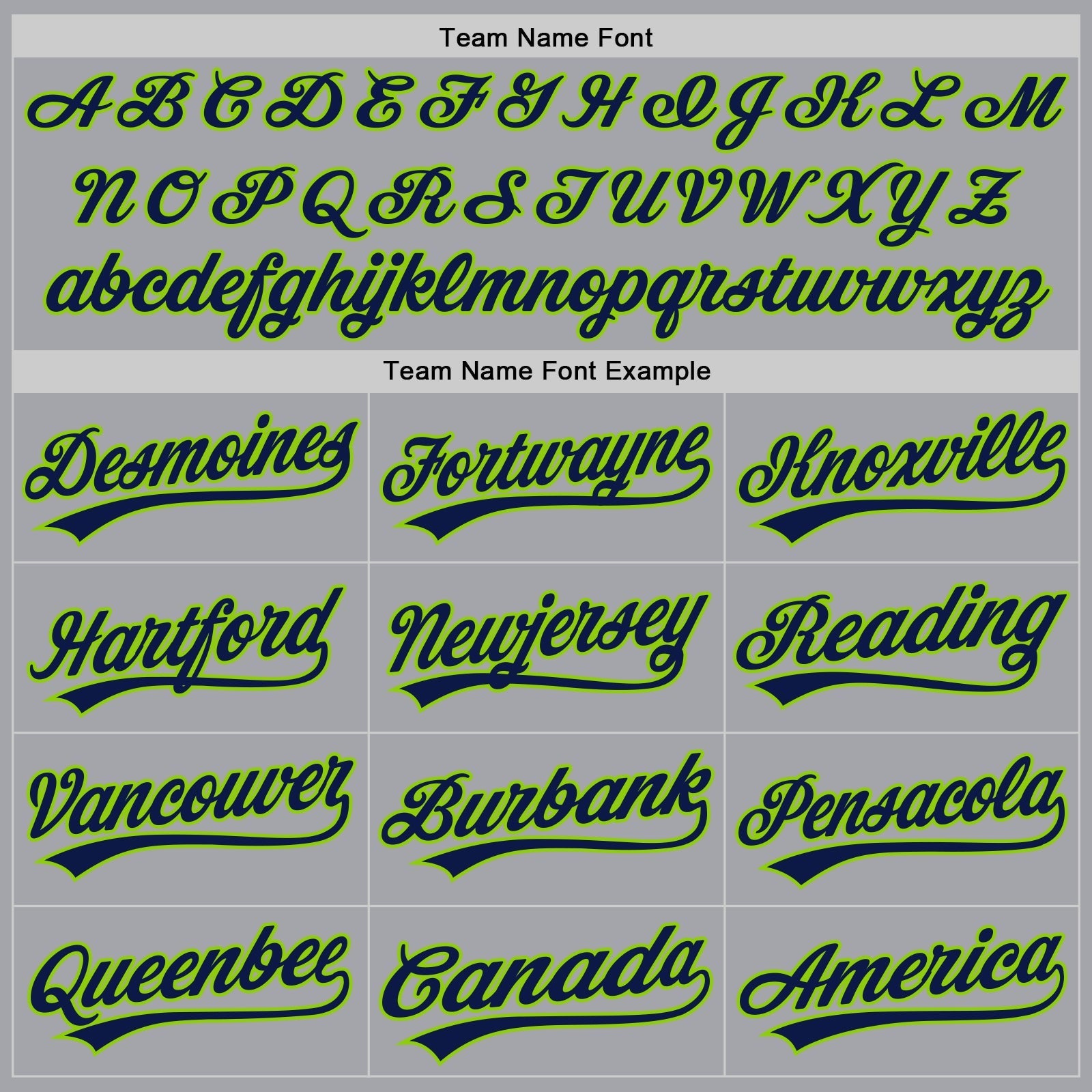 Custom Gray Navy-Neon Green Authentic Baseball Jersey baseball jersey product view 4