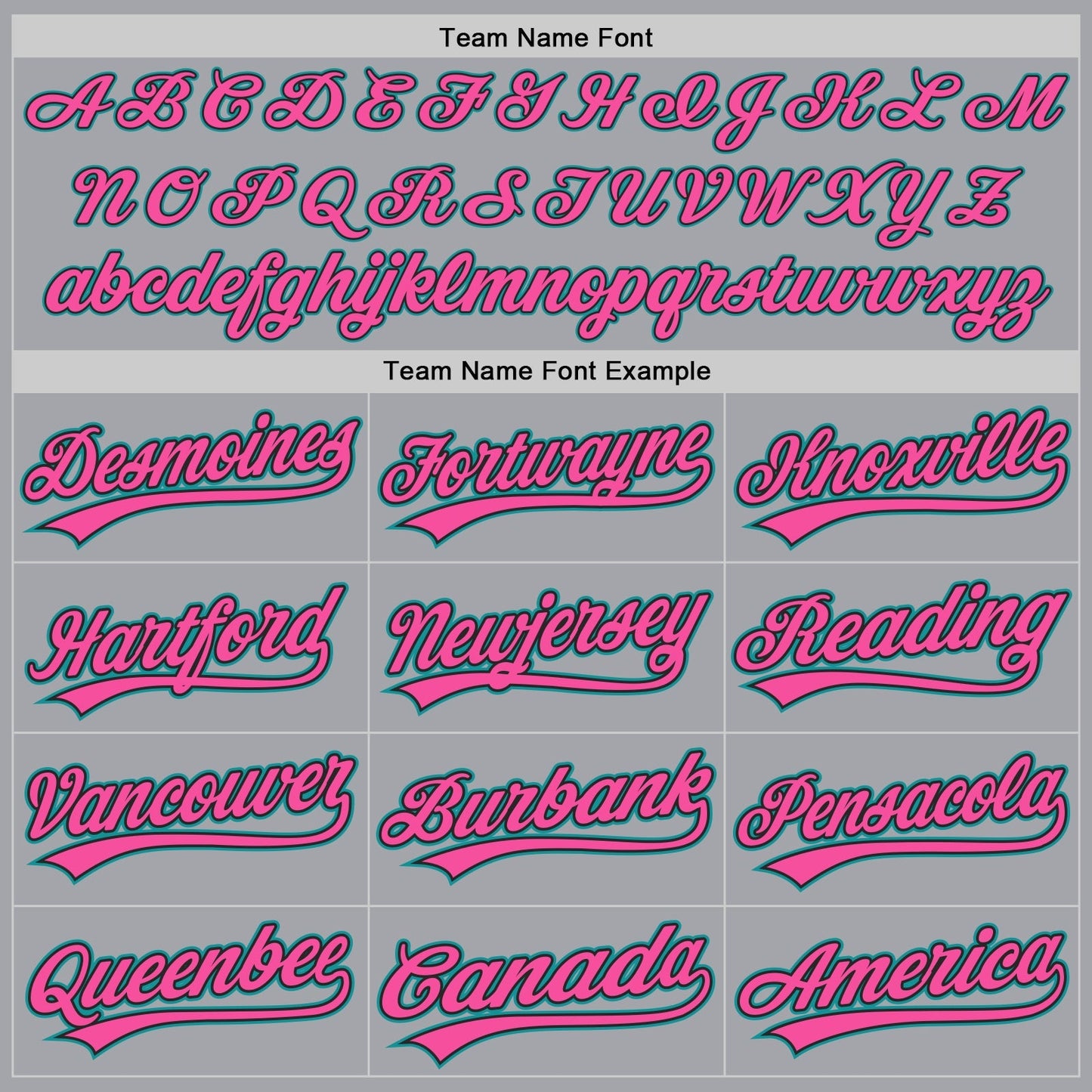 Custom Gray Teal Black-Pink Authentic Baseball Jersey baseball jersey product view 4