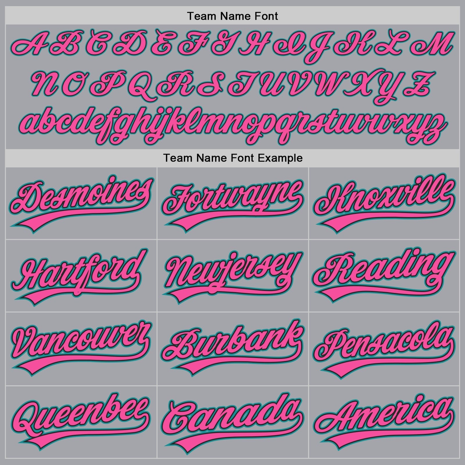 Custom Gray Teal Black-Pink Authentic Baseball Jersey baseball jersey product view 4