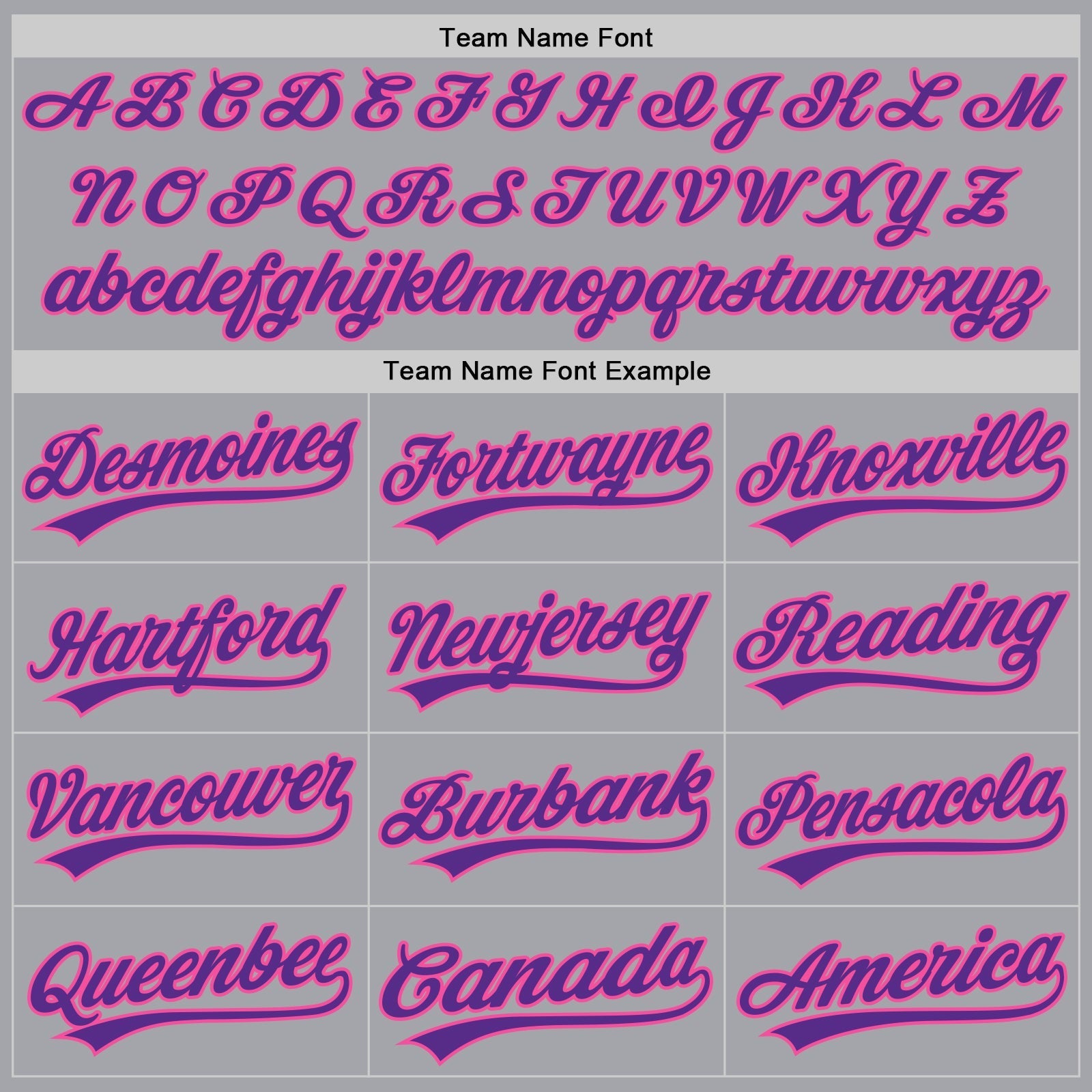 Custom Gray Purple-Pink Authentic Baseball Jersey baseball jersey product view 4