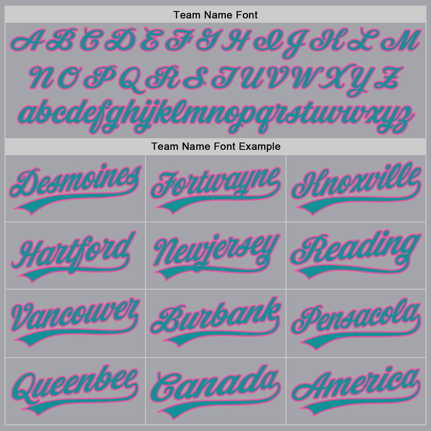 Custom Gray Teal-Pink Authentic Baseball Jersey baseball jersey product view 4