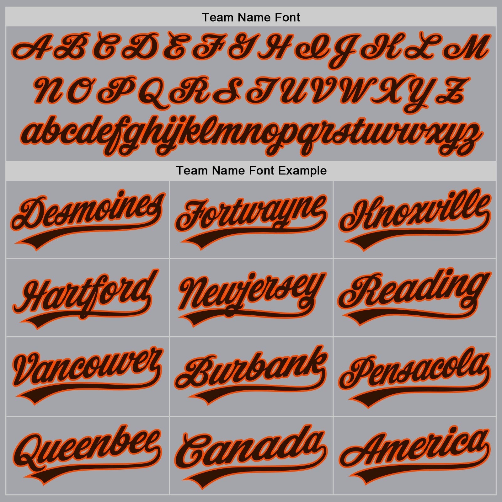 Custom Gray Brown-Orange Authentic Baseball Jersey baseball jersey product view 4