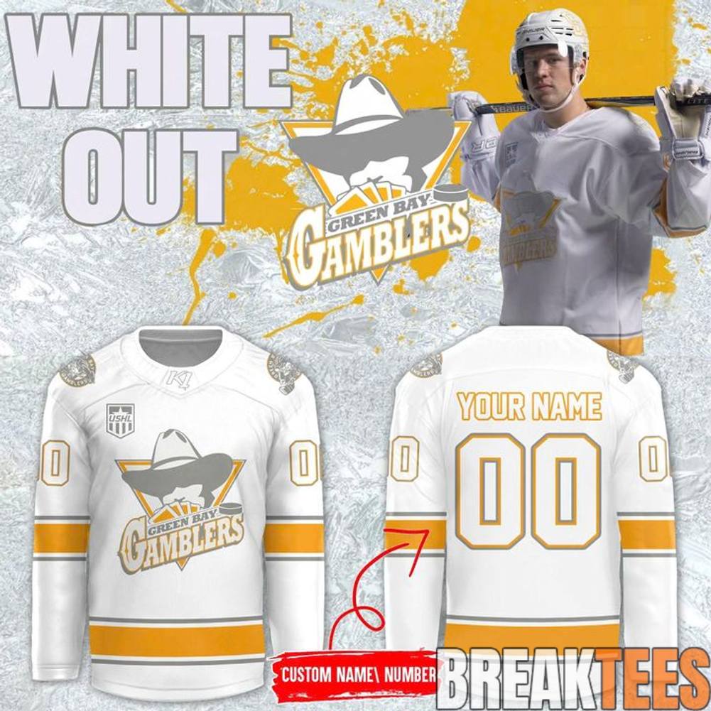Green Bay Gamblers 2026 Throwback Hockey Jersey Unisex T-shirt, Sweatshirt, Hoodie, Long Sleeve Tee - T-Shirt, Sweatshirt, Hoodie