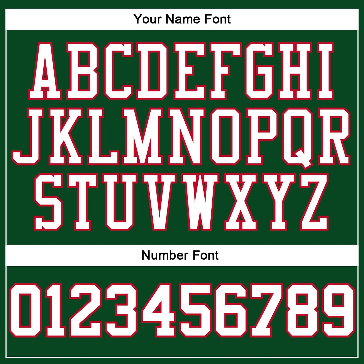 Custom Green White-Red Authentic Baseball Jersey baseball jersey product view 5