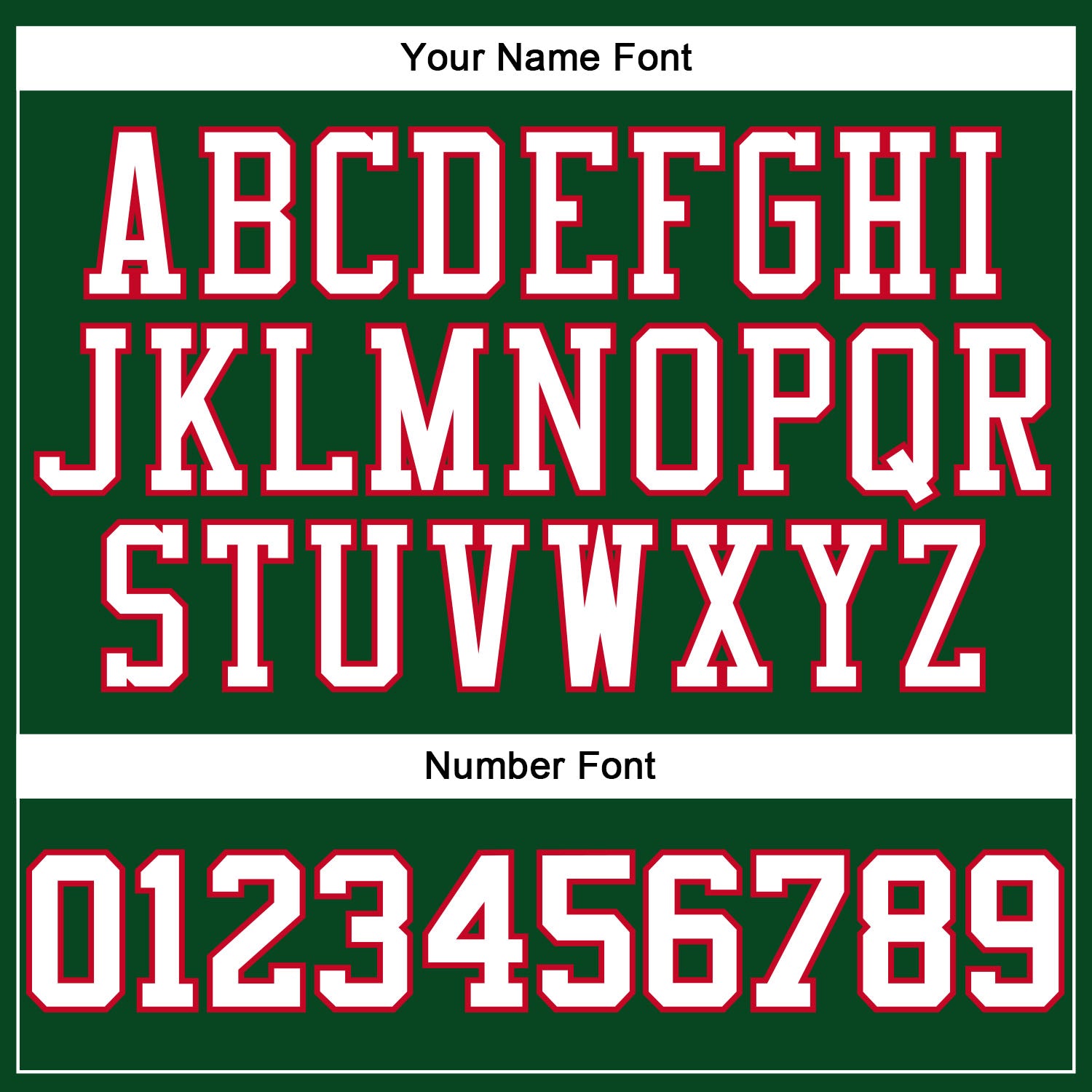 Custom Green White-Red Authentic Baseball Jersey baseball jersey product view 5