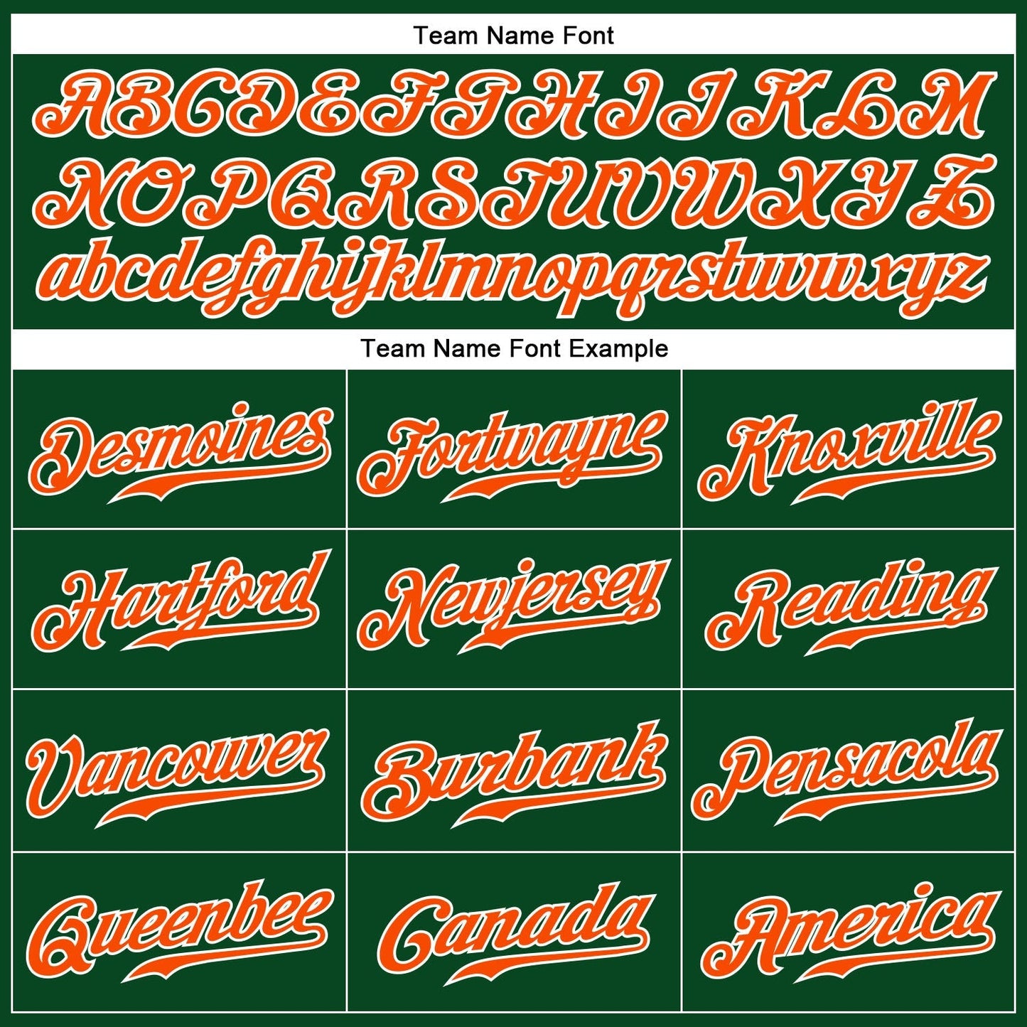 Custom Green White Pinstripe Orange-White Authentic Baseball Jersey baseball jersey product view 4