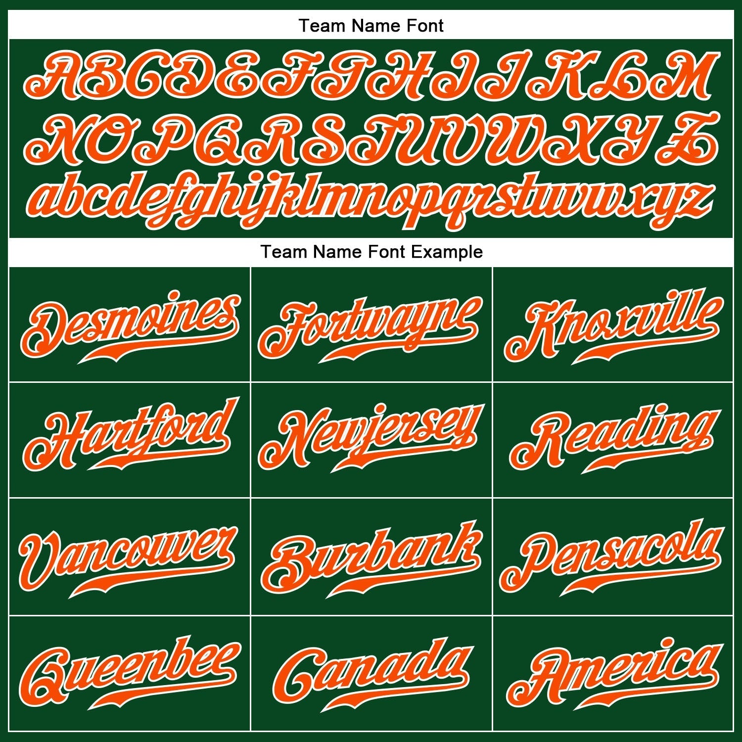Custom Green White Pinstripe Orange-White Authentic Baseball Jersey baseball jersey product view 4