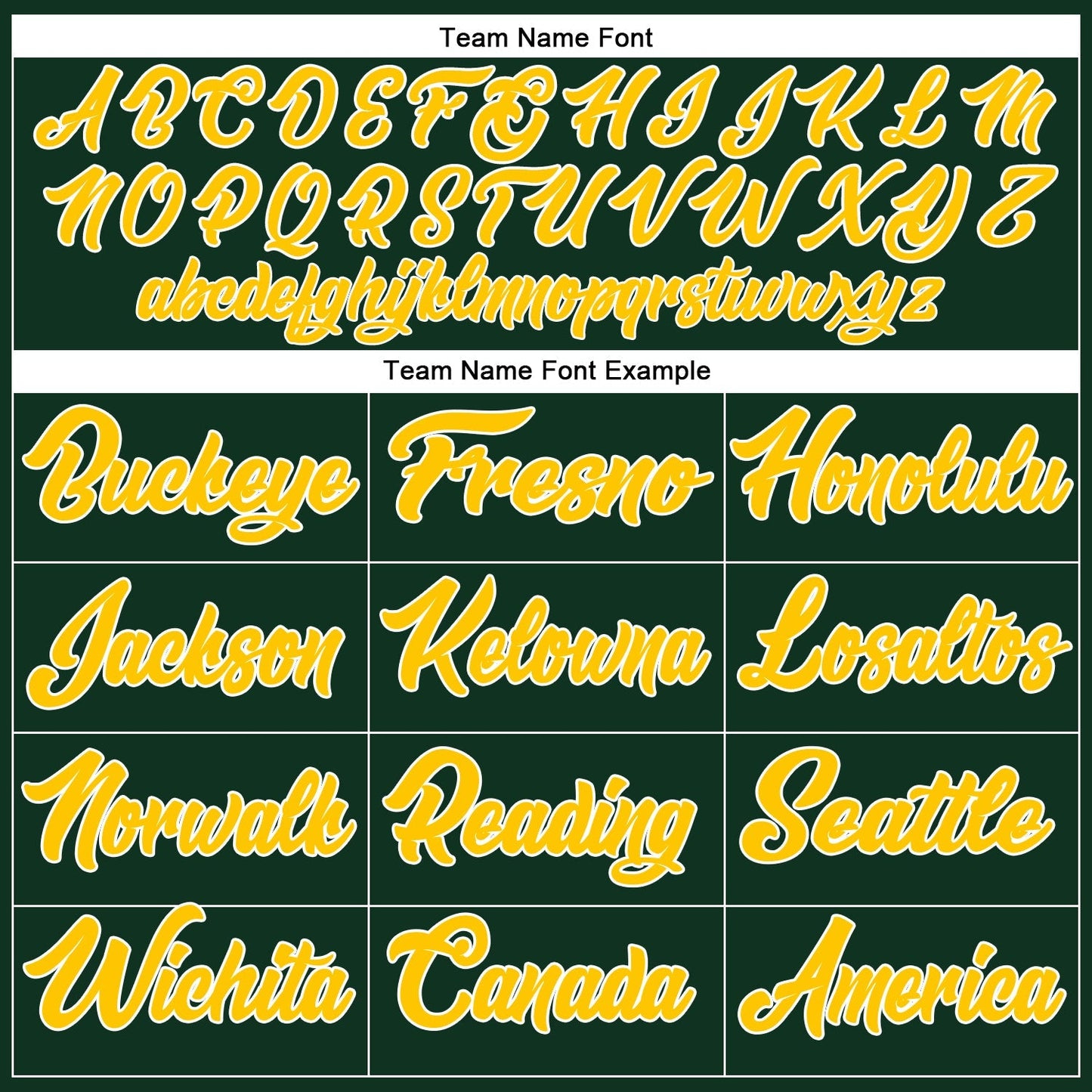 Custom Green Gold-White Authentic Baseball Jersey baseball jersey product view 4