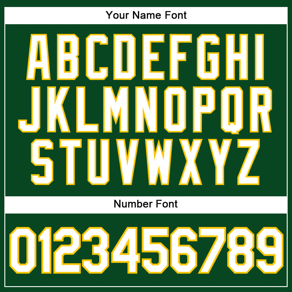 Custom Green White-Gold Authentic Sleeveless Baseball Jersey baseball jersey product view 4