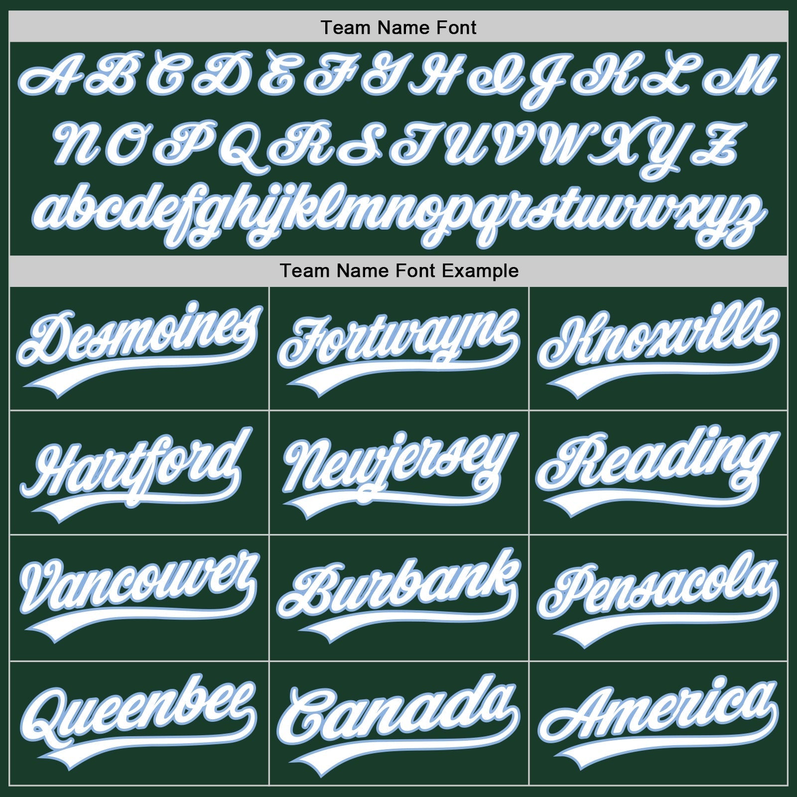 Custom Green White-Light Blue Authentic Baseball Jersey baseball jersey product view 4