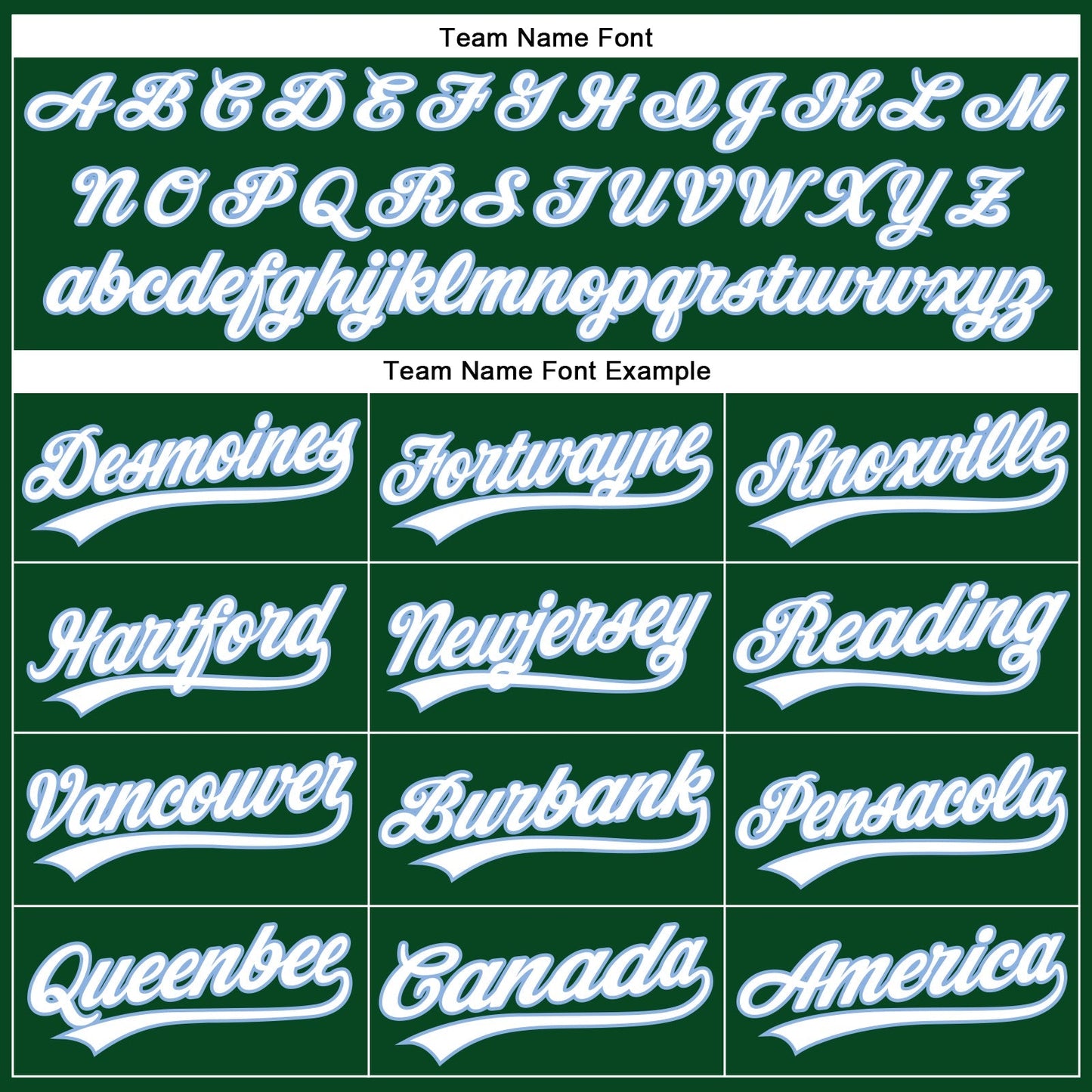 Custom Green White Pinstripe Light Blue Authentic Baseball Jersey baseball jersey product view 4