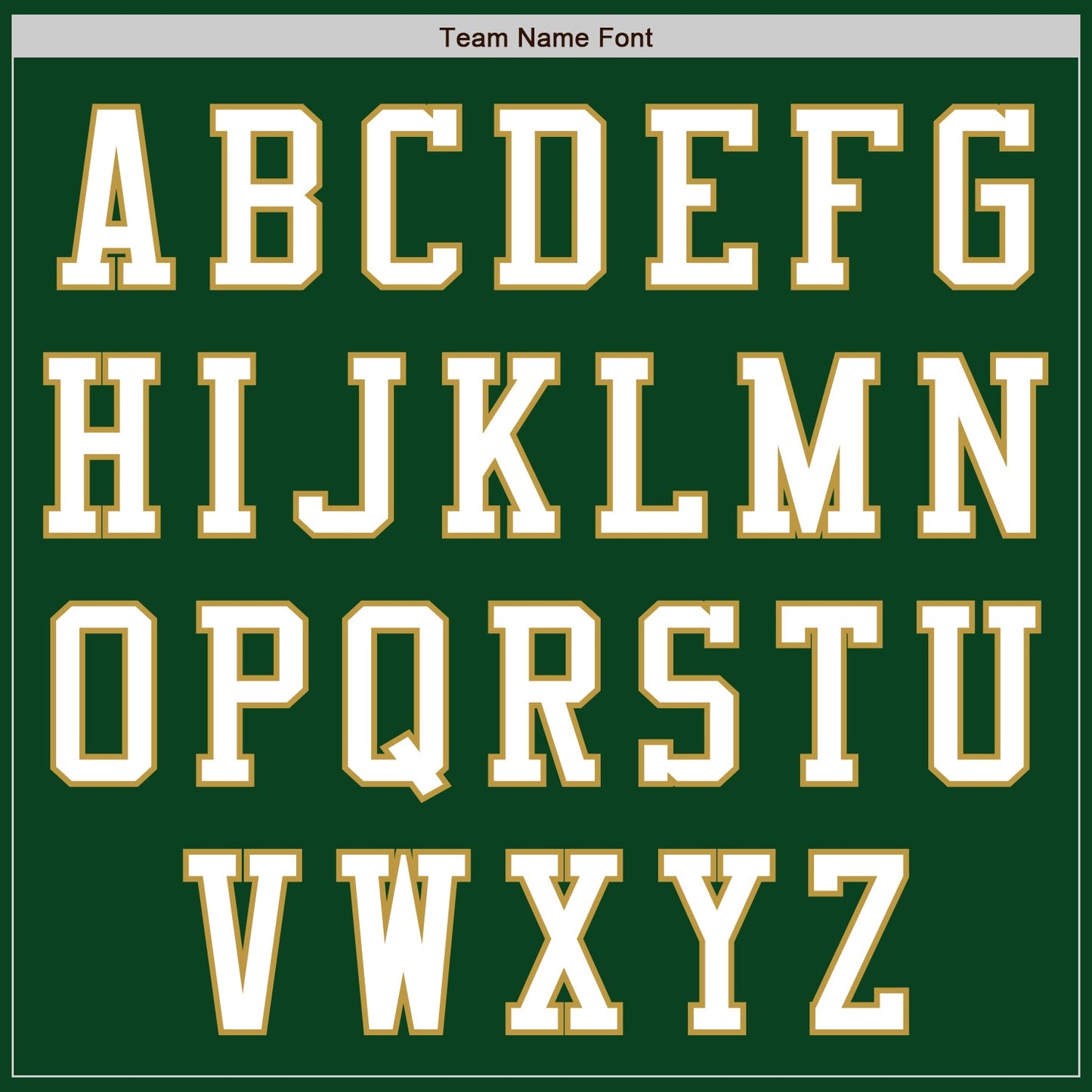 Custom Green White-Old Gold Authentic Baseball Jersey baseball jersey product view 3
