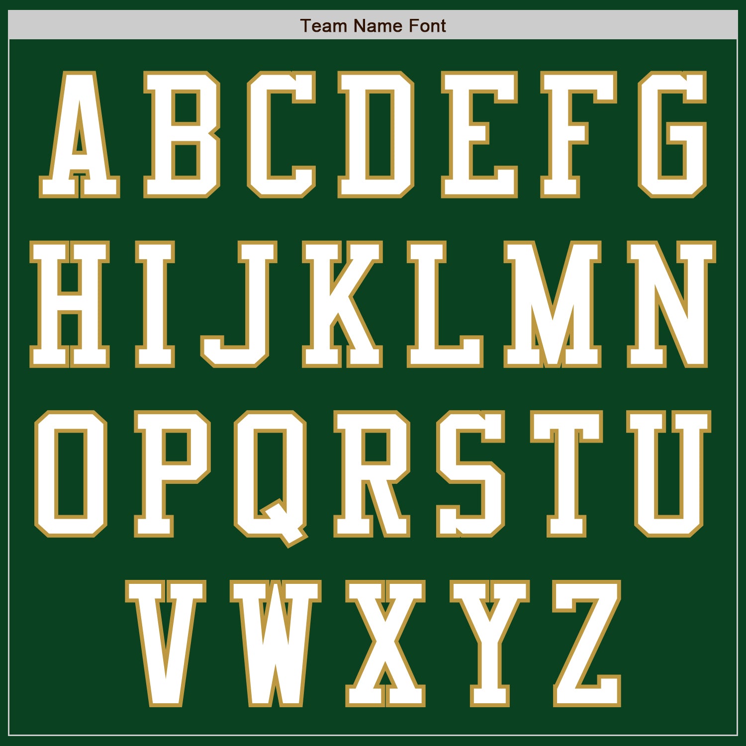 Custom Green White-Old Gold Authentic Baseball Jersey baseball jersey product view 3