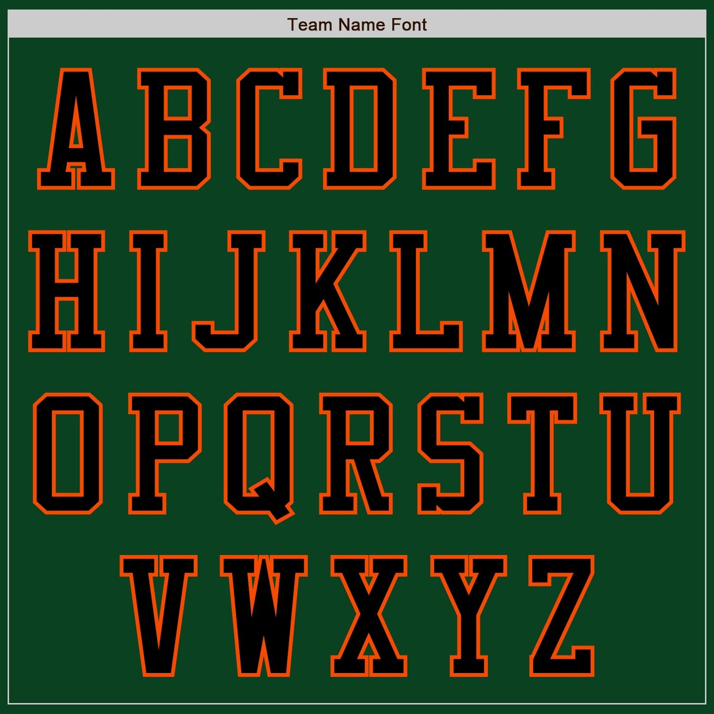 Custom Green Black-Orange Authentic Baseball Jersey baseball jersey product view 3