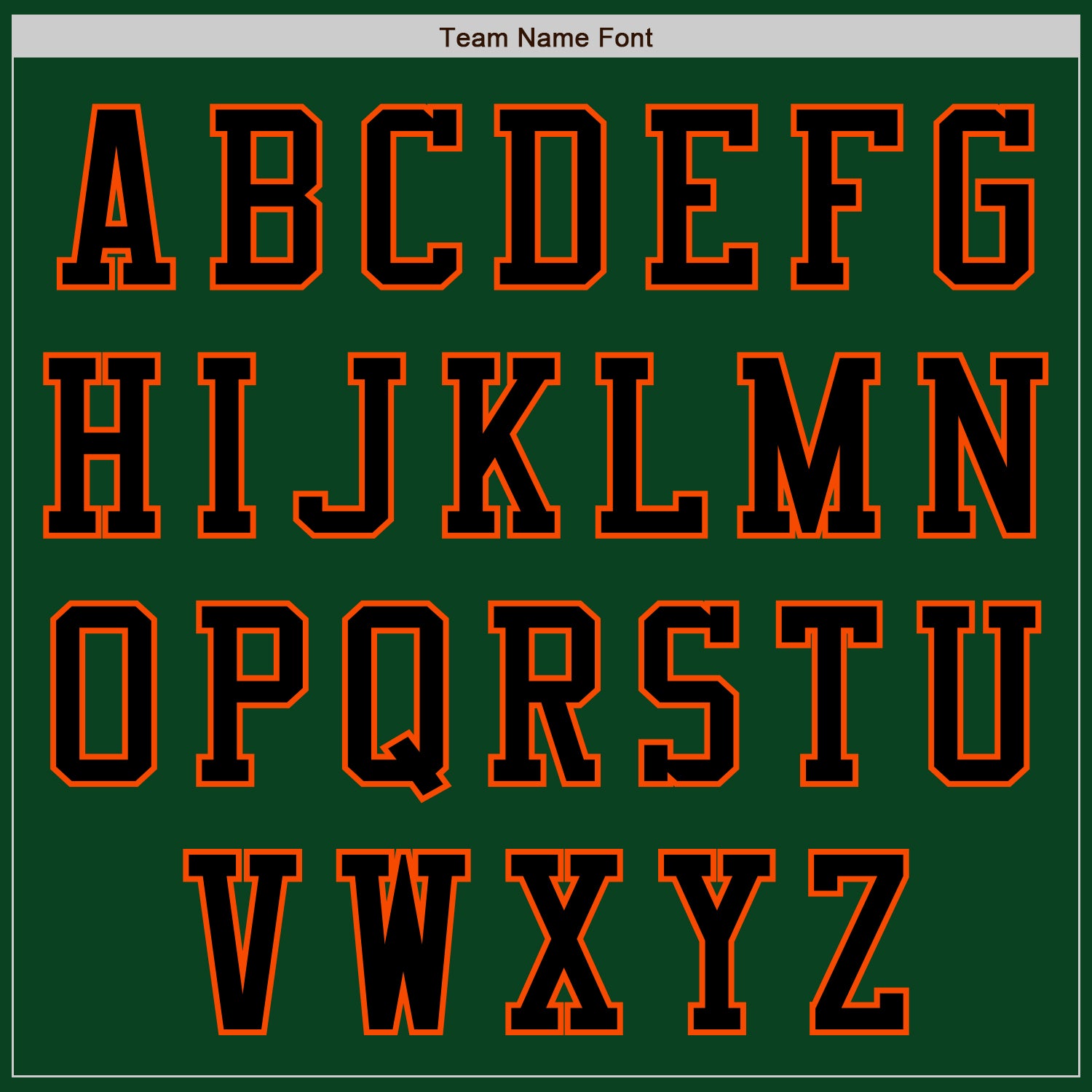 Custom Green Black-Orange Authentic Baseball Jersey baseball jersey product view 3