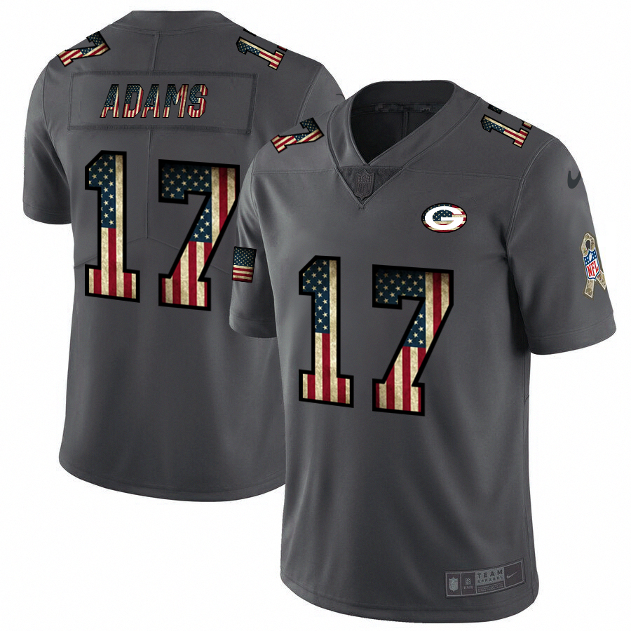 Green Bay Packers Style 1 Football Jersey football jersey product view 1