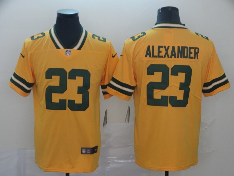 Green Bay Packers #23 Jaire Alexander Football Jersey football jersey product view 1