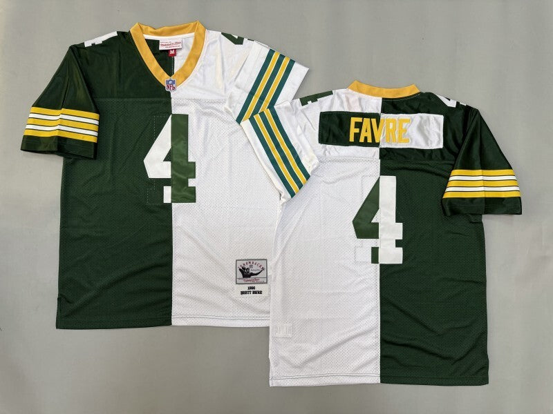 Green Bay Packers #4 Brett Favre Green Bay Packers Style 3 Football Jersey football jersey product view 1