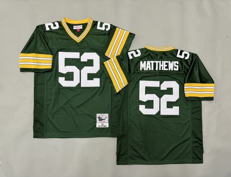 Green Bay Packers #54 Matthews Green Bay Packers (4)_[1] Football Jersey football jersey product view 1