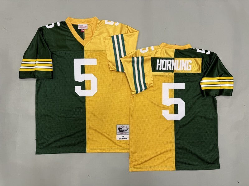 Green Bay Packers #5 Paul Hornung Green Bay Packers Style 5 Football Jersey football jersey product view 1