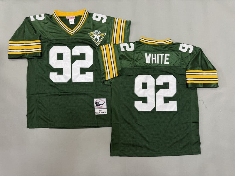 Green Bay Packers #92 Reggie White Green Bay Packers (9)_[1] Football Jersey football jersey product view 1