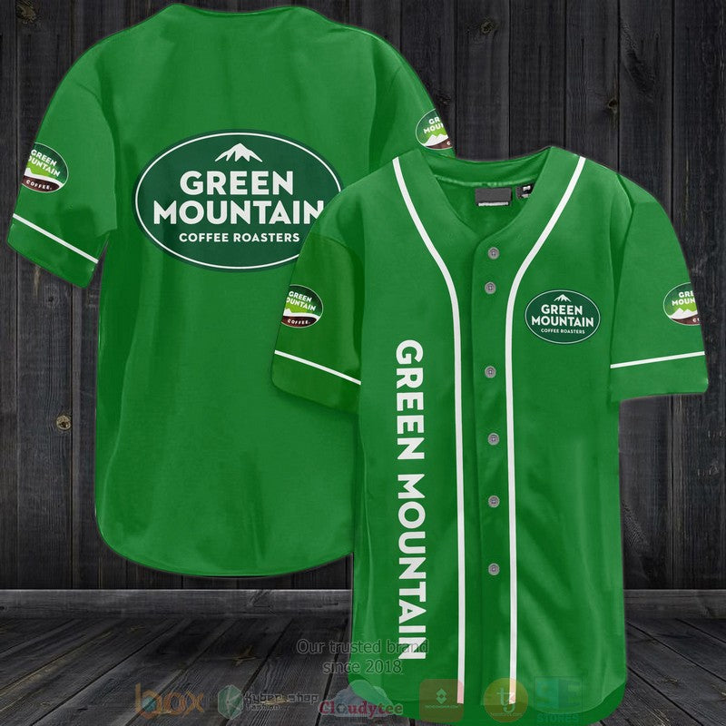 Green Mountain Coffee Roasters Baseball shirt baseball jersey product view 1