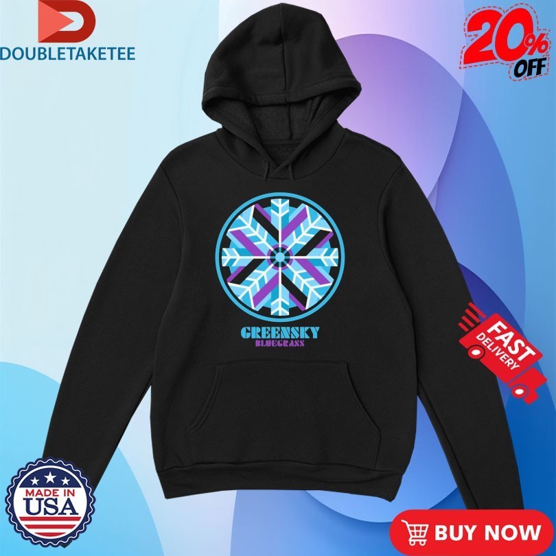 Greensky Bluegrass Snowflake - Adult & Kids T-Shirts, Sweatshirts & Hoodies apparel design preview 2