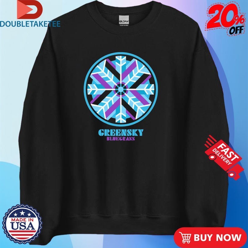 Greensky Bluegrass Snowflake - Adult & Kids T-Shirts, Sweatshirts & Hoodies apparel design preview 3