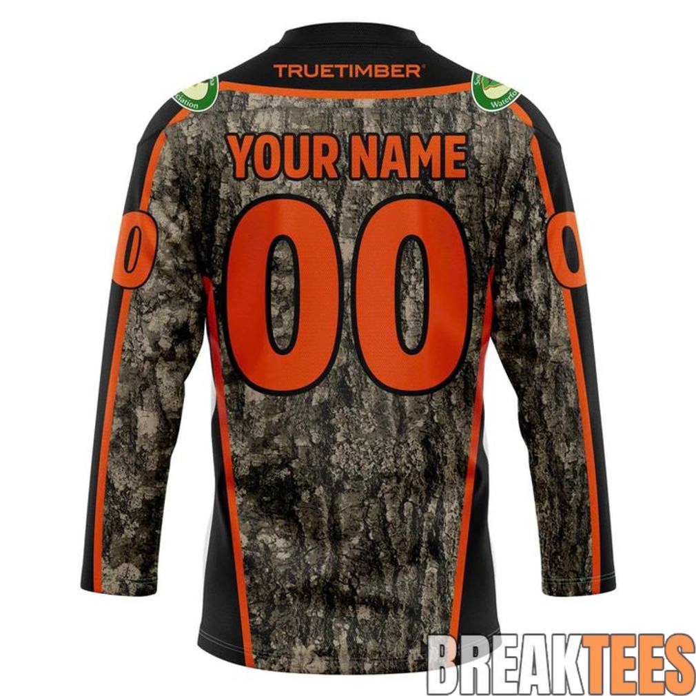 Greenville Swamp Rabbits 2026 Conservation Night Custom Hockey Jersey hockey jersey product view 3