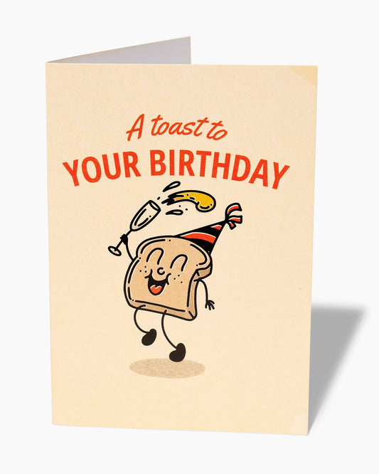 A Toast To Your Birthday Greeting Card Unisex T-shirt, Sweatshirt, Hoodie, Long Sleeve Tee - T-Shirt, Sweatshirt, Hoodie