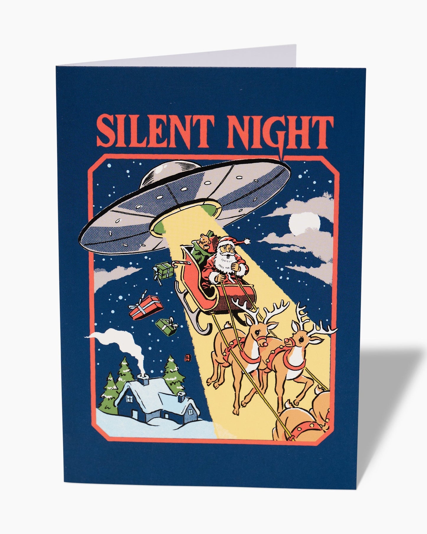 Silent Night Greeting Card Unisex T-shirt, Sweatshirt, Hoodie, Long Sleeve Tee - T-Shirt, Sweatshirt, Hoodie