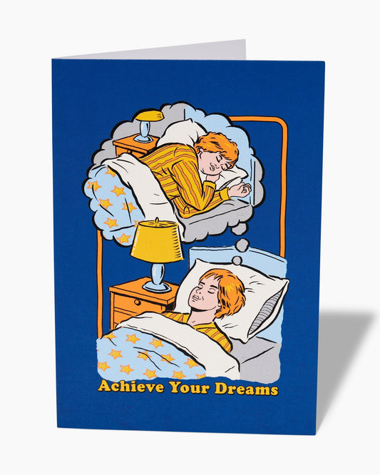 Achieve Your Dreams Greeting Card Unisex T-shirt, Sweatshirt, Hoodie, Long Sleeve Tee - T-Shirt, Sweatshirt, Hoodie