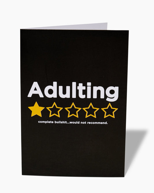 Adulting Greeting Card Unisex T-shirt, Sweatshirt, Hoodie, Long Sleeve Tee - T-Shirt, Sweatshirt, Hoodie