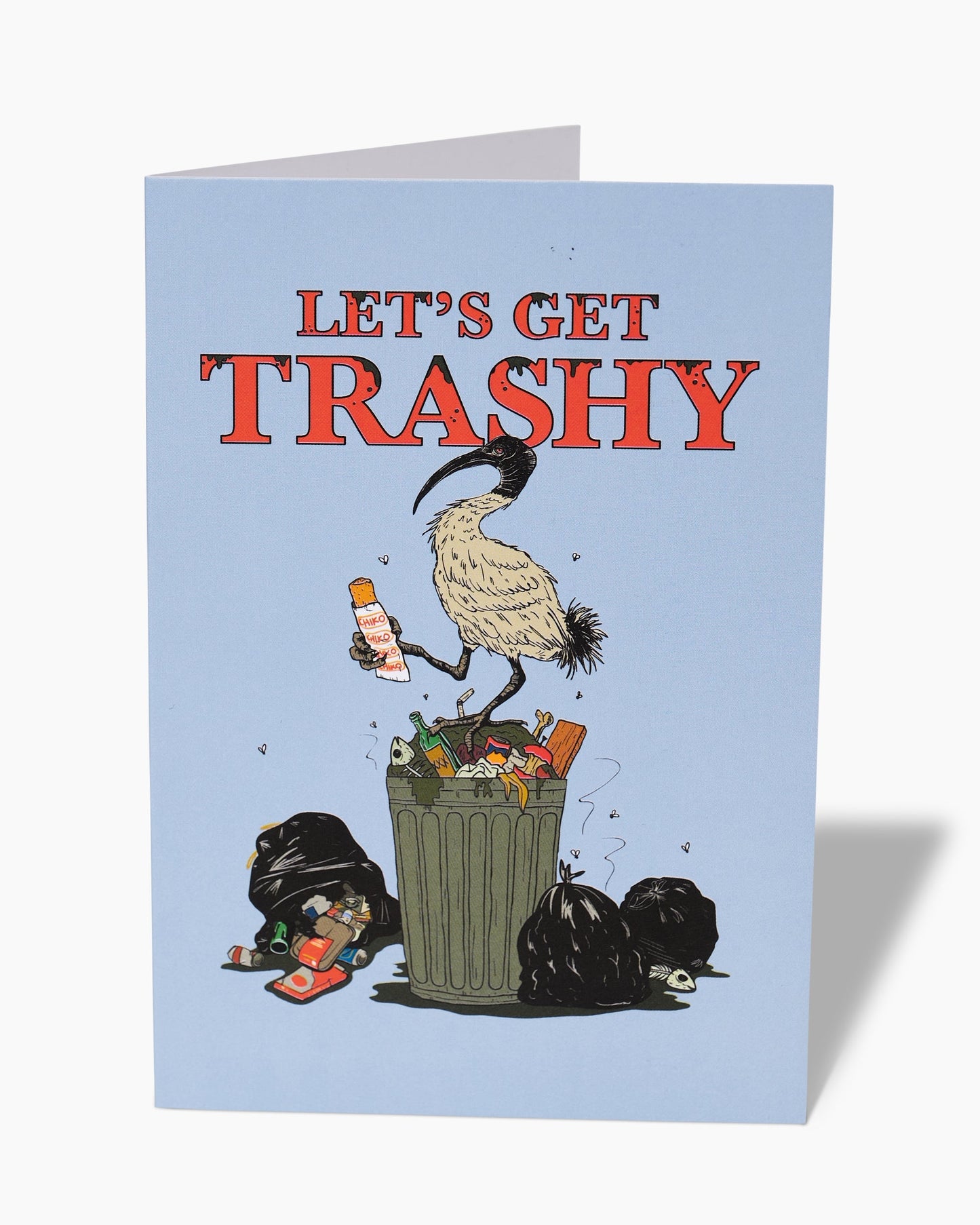 Let's Get Trashy Greeting Card Unisex T-shirt, Sweatshirt, Hoodie, Long Sleeve Tee - T-Shirt, Sweatshirt, Hoodie
