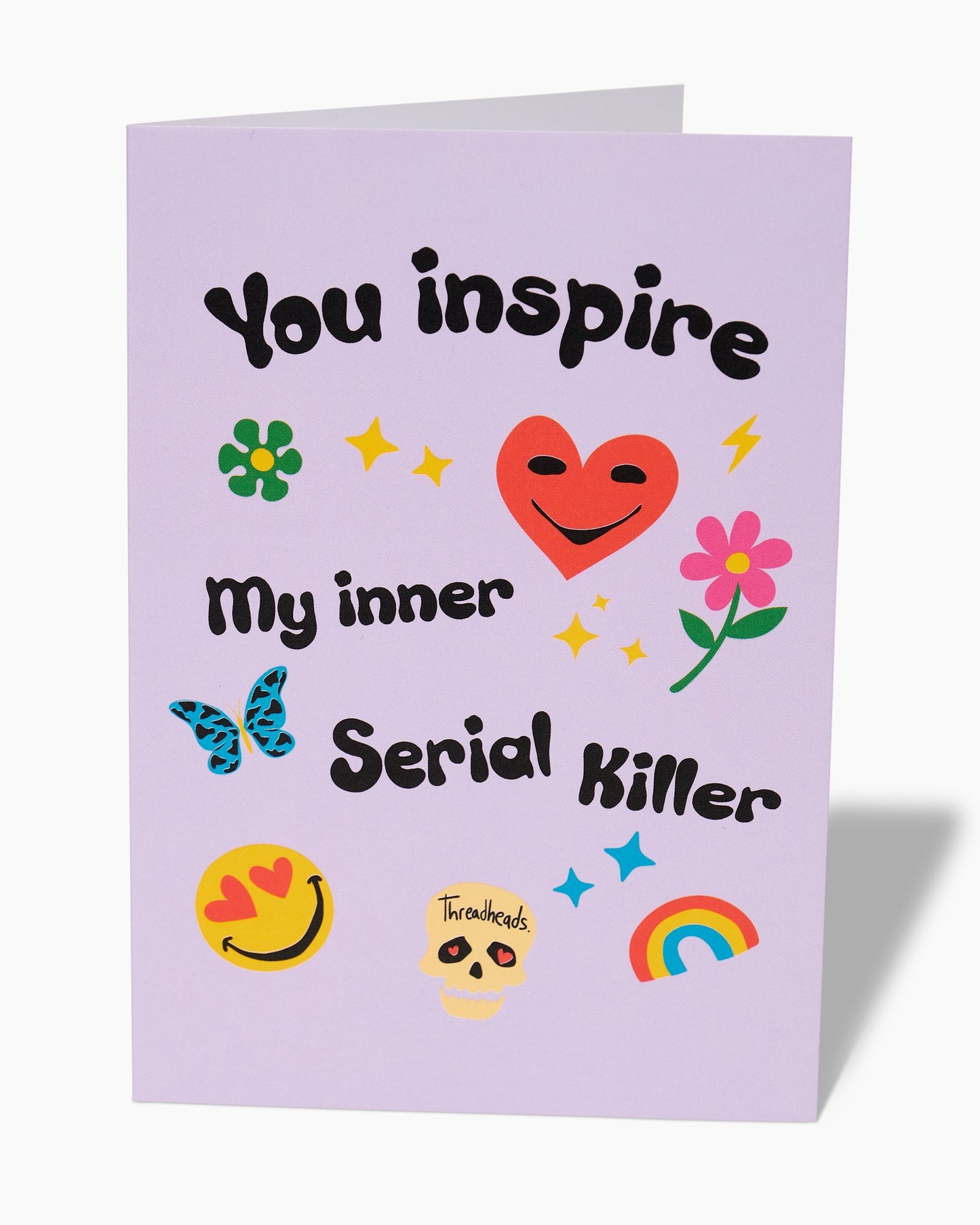 Inspire my Inner Serial Killer Greeting Card Unisex T-shirt, Sweatshirt, Hoodie, Long Sleeve Tee - T-Shirt, Sweatshirt, Hoodie