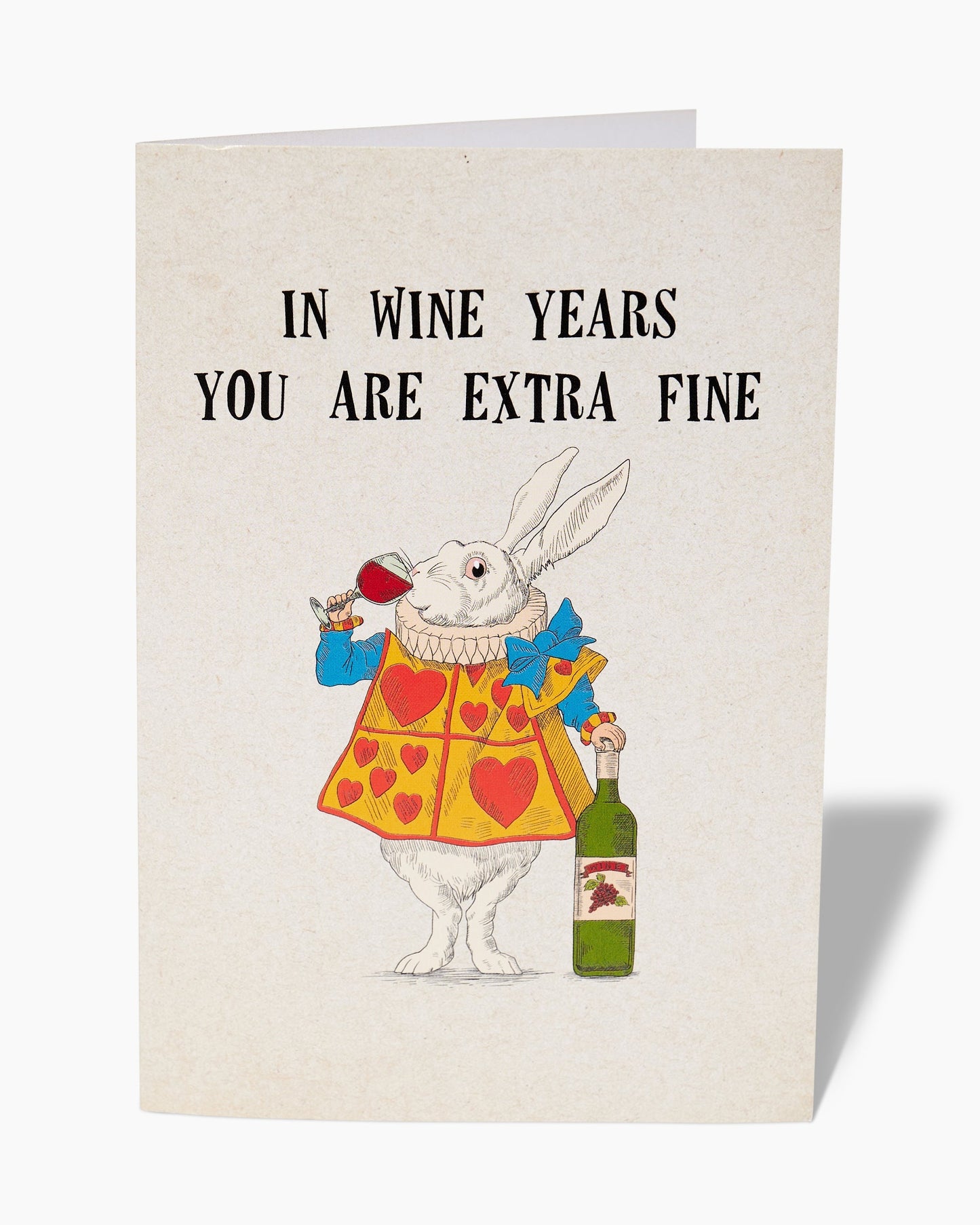 In Wine Years Greeting Card Unisex T-shirt, Sweatshirt, Hoodie, Long Sleeve Tee - T-Shirt, Sweatshirt, Hoodie