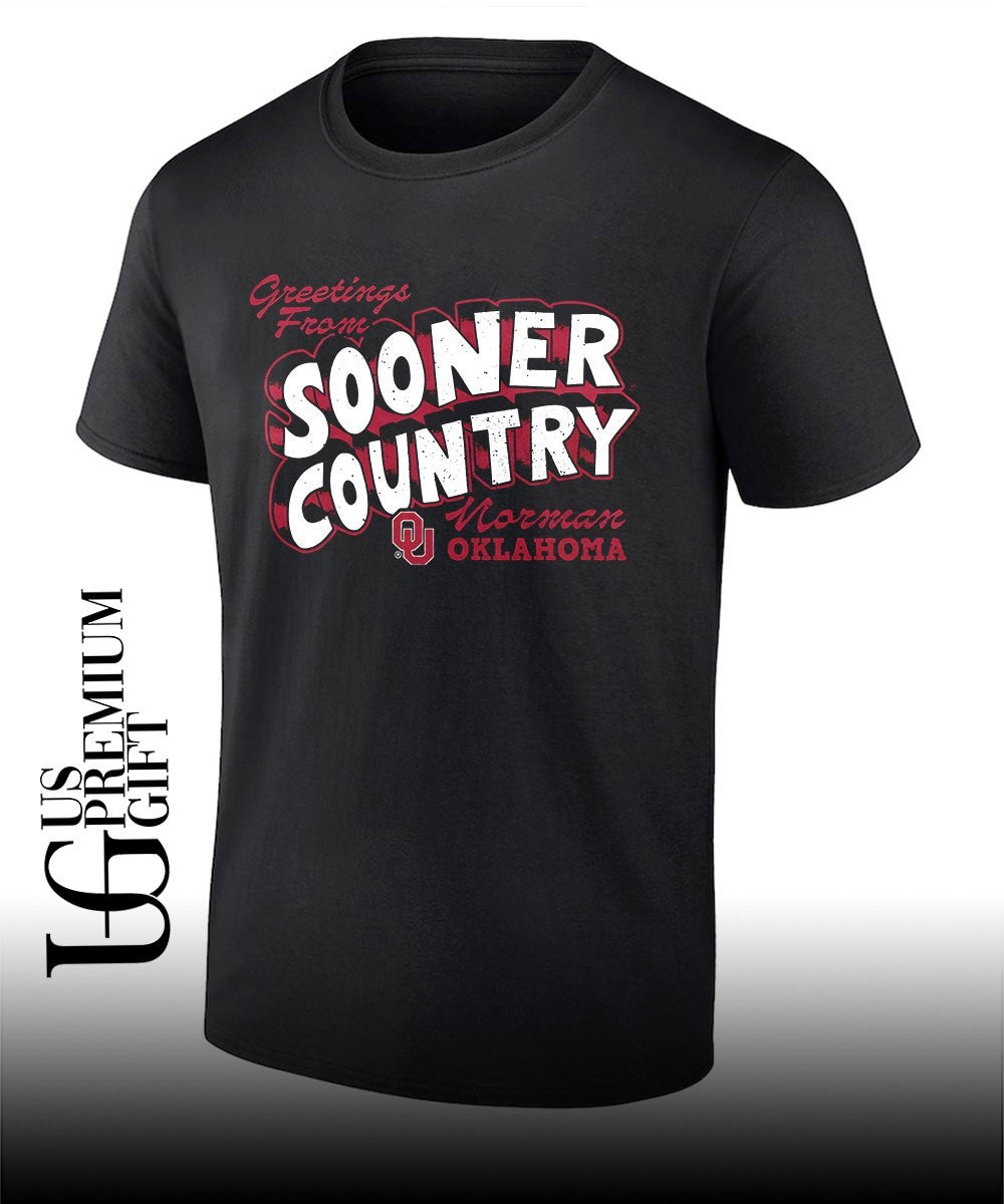 Greetings from Sooner Country Oklahoma Sooners shirt Unisex T-shirt, Sweatshirt, Hoodie, Long Sleeve Tee - T-Shirt, Sweatshirt, Hoodie